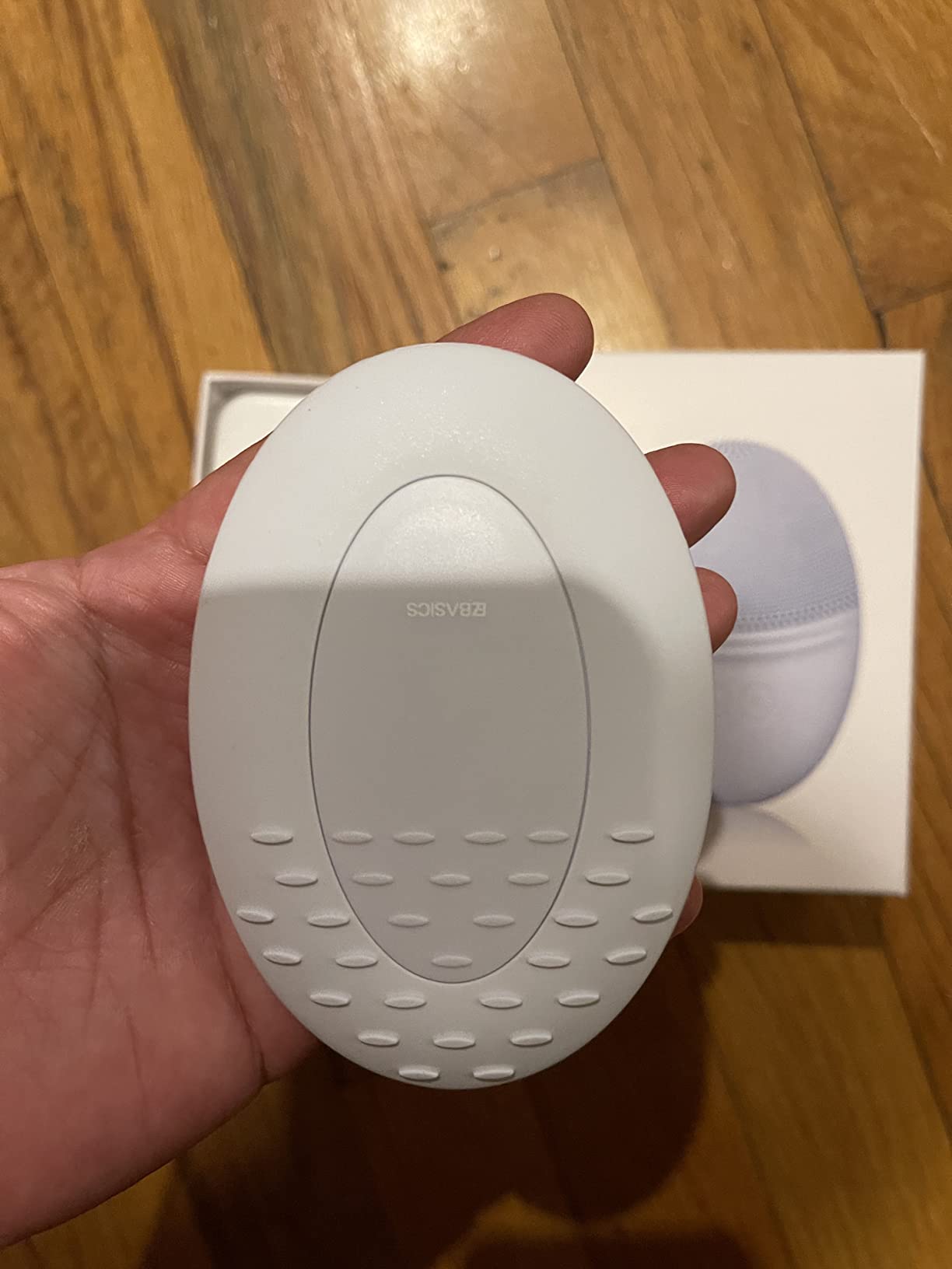 EZBASICS Silicone Facial Cleansing Brush, IPX7 Waterproof, Violet | Rechargeable Electric Face Exfoliator, 5 Speeds, Sonic Vibrating for Deep Pore Cleansing & Gentle Massaging customer photo 2