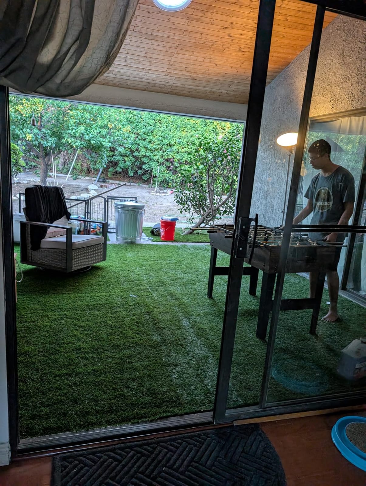 LITA Realistic Deluxe Artificial Grass Synthetic Thick Lawn Turf Carpet (7 FT x 15 FT (105 Square FT)) customer photo 1