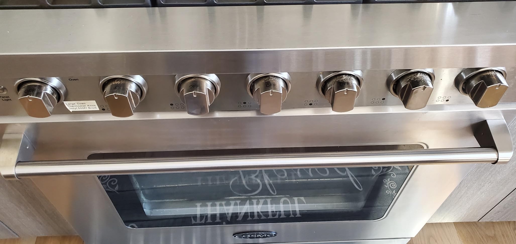 Cosmo COS-EPGR304 30 in. Haven Coll 4.8 cu ft 5 Burner Gas Range, Convection, Stainless Steel customer photo 1
