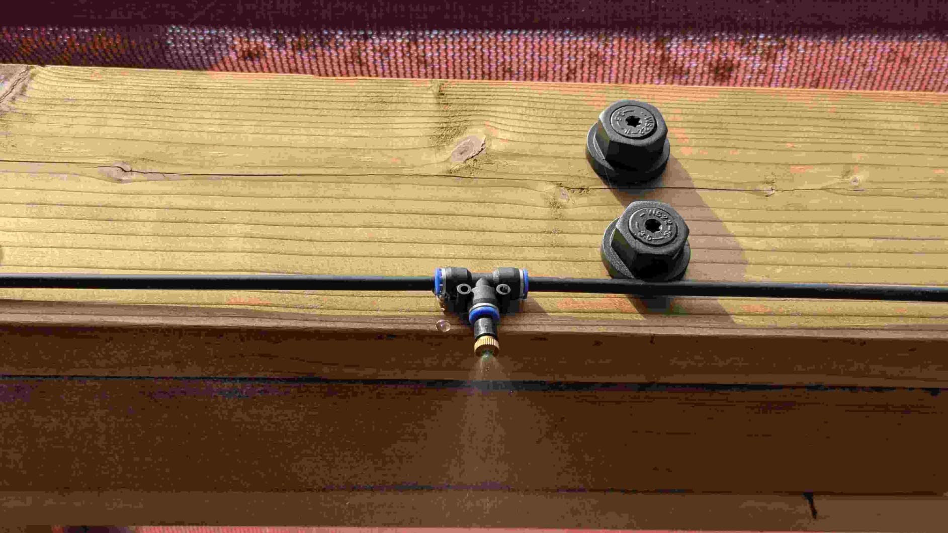 Misters for Outside Patio, 50FT|15M Outdoor Water Misting Cooling System | Backyard Mist Kit for Garden Greenhouse Fan Deck Umbrella Canopy Pool Porch customer photo 2