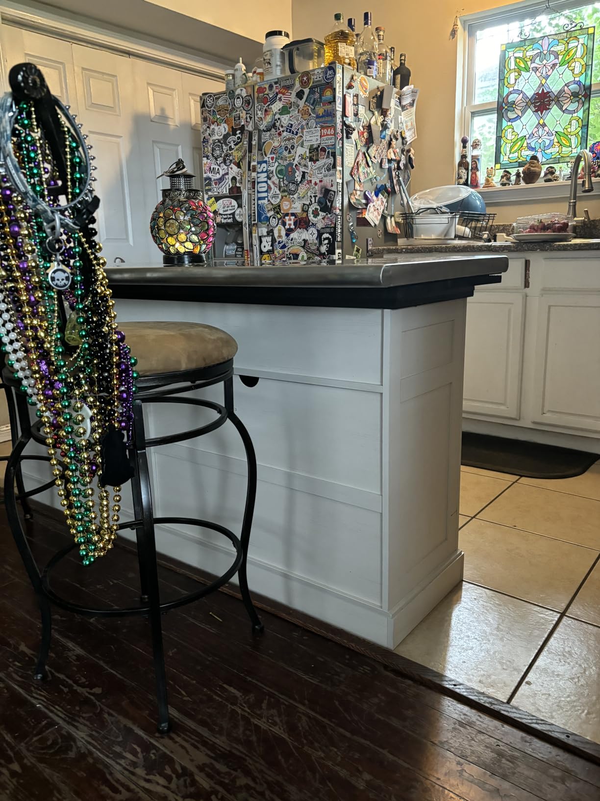 Hally Stainless Steel Table for Prep & Work 24 x 48 Inches NSF Commercial | Metal Heavy Duty Workbench, Adjustment Undershelf, for Kitchen, Restaurant, Home, Hotel, Garage, Pizza Oven, Galvanized Legs customer photo 1
