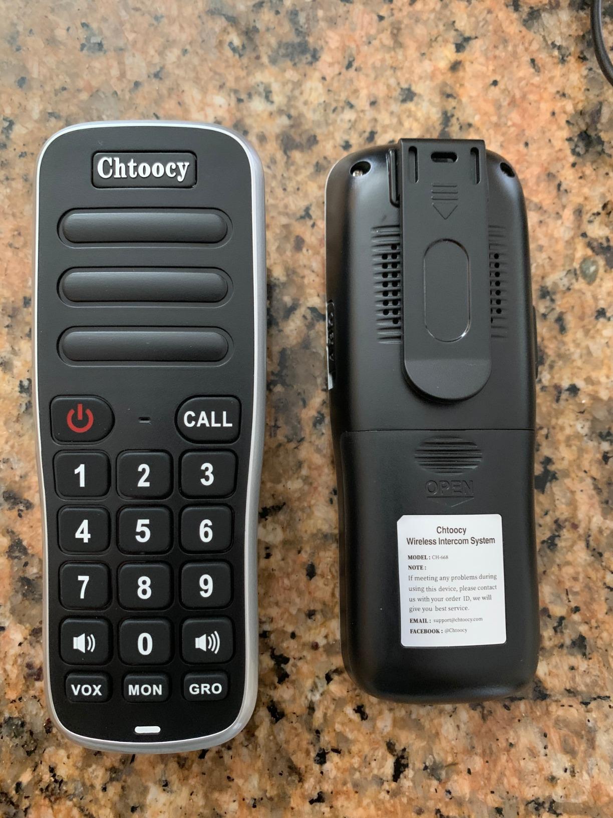 Intercoms Wireless for Home, 1 Mile Long Range for House Business Office, Handheld Room to Room Communication System, Rechargeable Loud & Clear 10-Channel Anti-Interference Intercom System customer photo 2