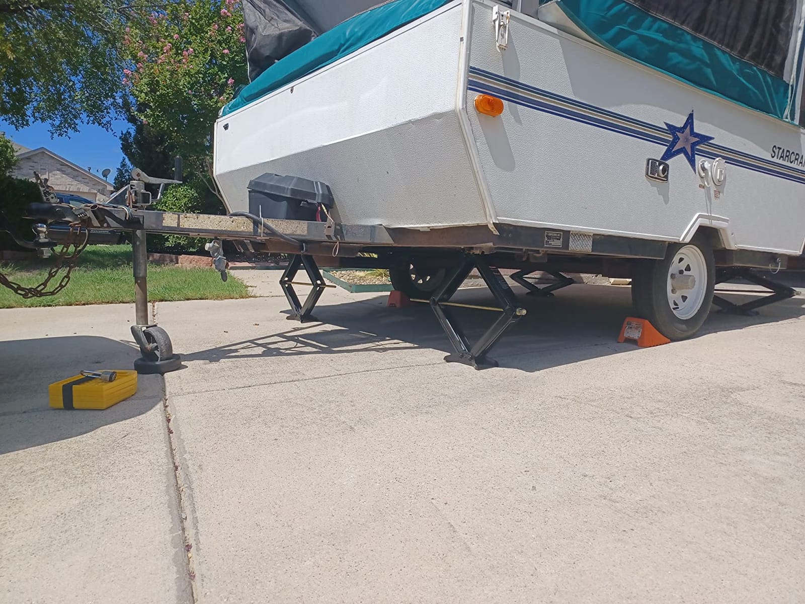 ROCKMAN RV Trailer Stabilizer Scissor Jacks 24