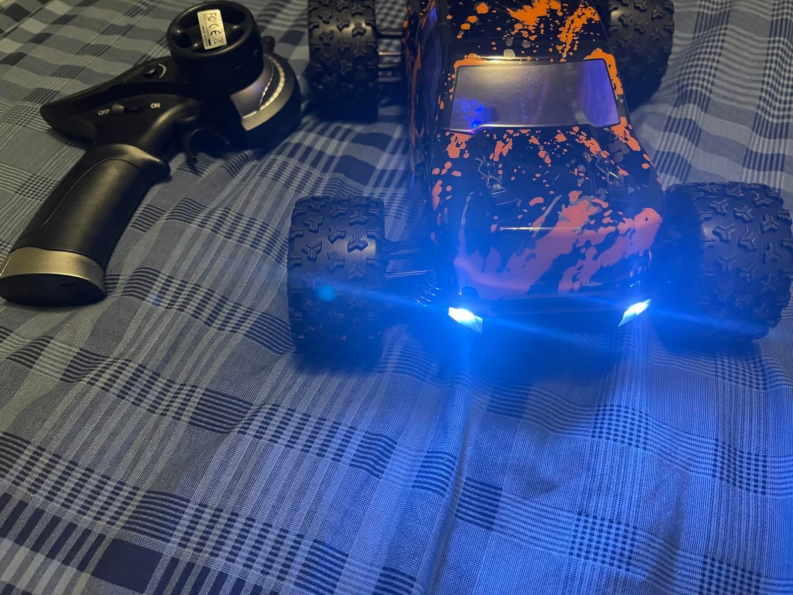 HAIBOXING 18859 1:18 Scale RC Monster Truck 36km/h Speed, 4X4 Off Road Cars | Remote Control Waterproof Electric Powered RC Cars, All Terrain Toys Vehicles with 2 Batteries, Xmas Gifts for Kid and Adults customer photo 1