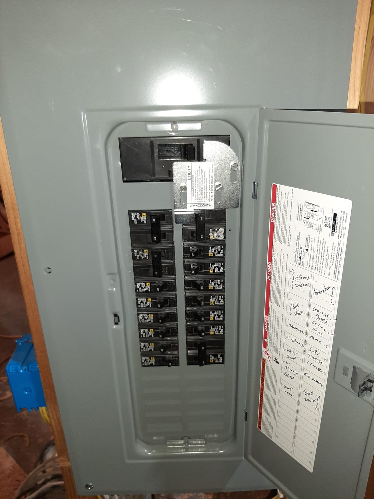Generator Interlock Kit, HOMCGK2C Homeline Cover, QOM2 Frame Size Main Breaker Interlock, 150A - 225A Main Breaker Load Centers, Indoor Kit customer photo 1