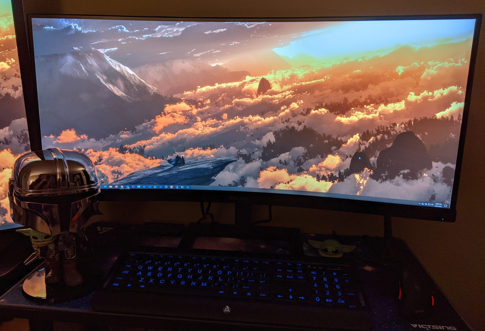Philips 34 Inch Curved Computer Monitor UWQHD 100Hz USB-C PD VA, 346E2CUAE | 3440x1440 Monitor, HDMI, DP, USB 3.2 Hub, Built-in Speakers, Height Adjust, Adaptive Sync, 4yr Advance Replacement Warranty customer photo 1