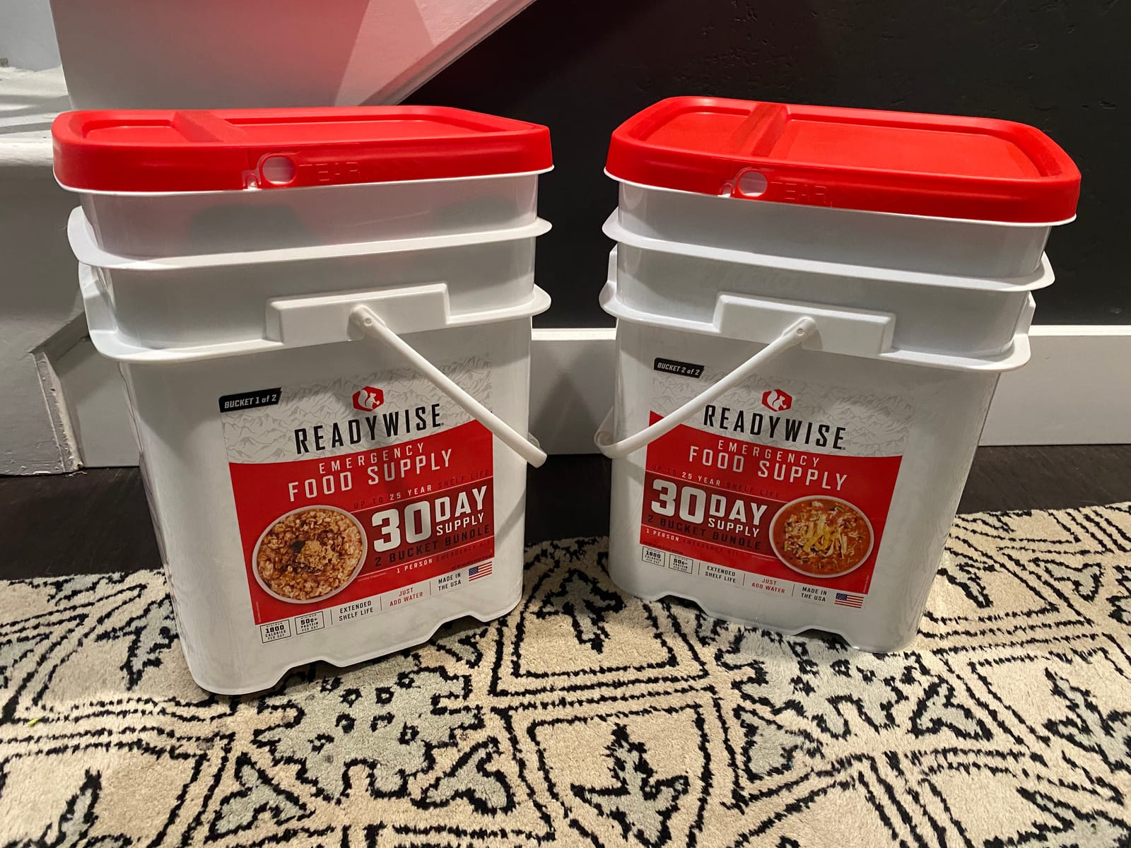 ReadyWise Emergency Survival Food Supply Protein Bucket, 296 Servings customer photo 1