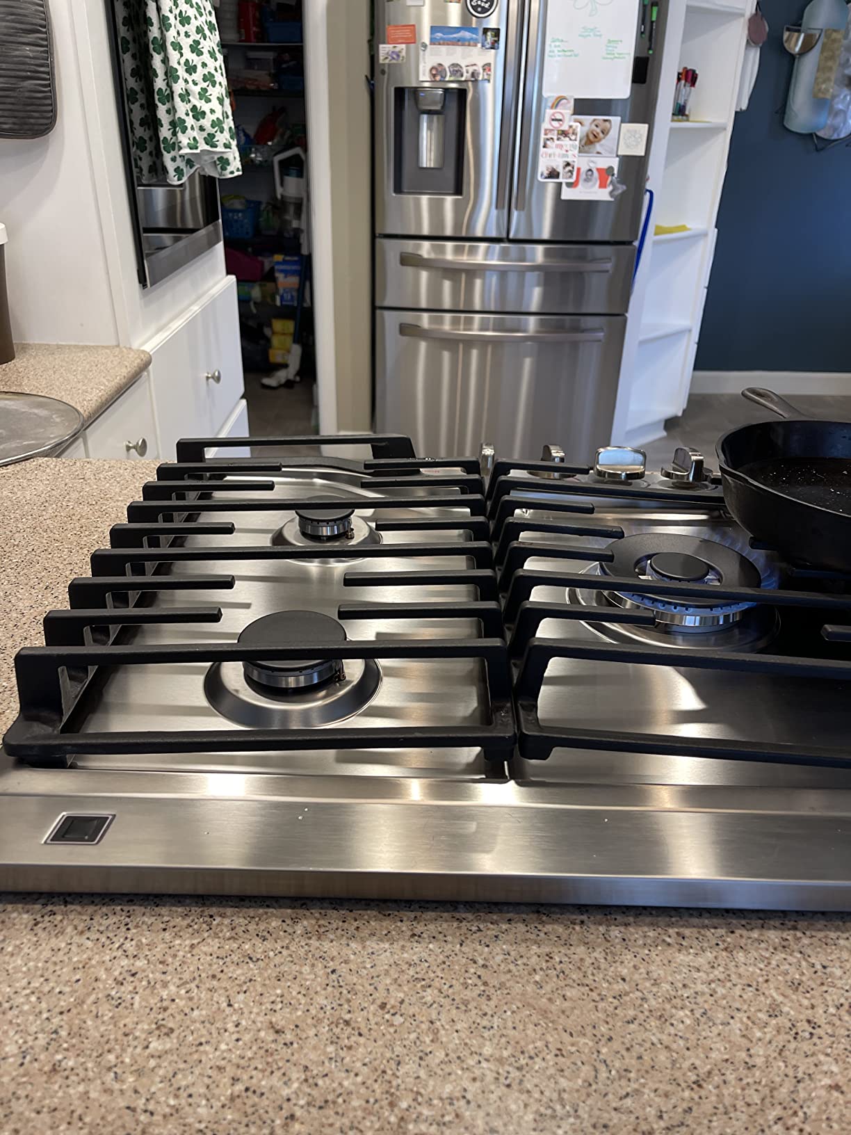 ThermoMate Heavy 36 Inch Gas Cooktop with 5 Italy Sabaf Power Burners, Built In Stove Top of 304 Stainless Steel, Gas Hob NG/LPG Convertible, Cooker with Thermocouple Protection CSA Certified customer photo 1