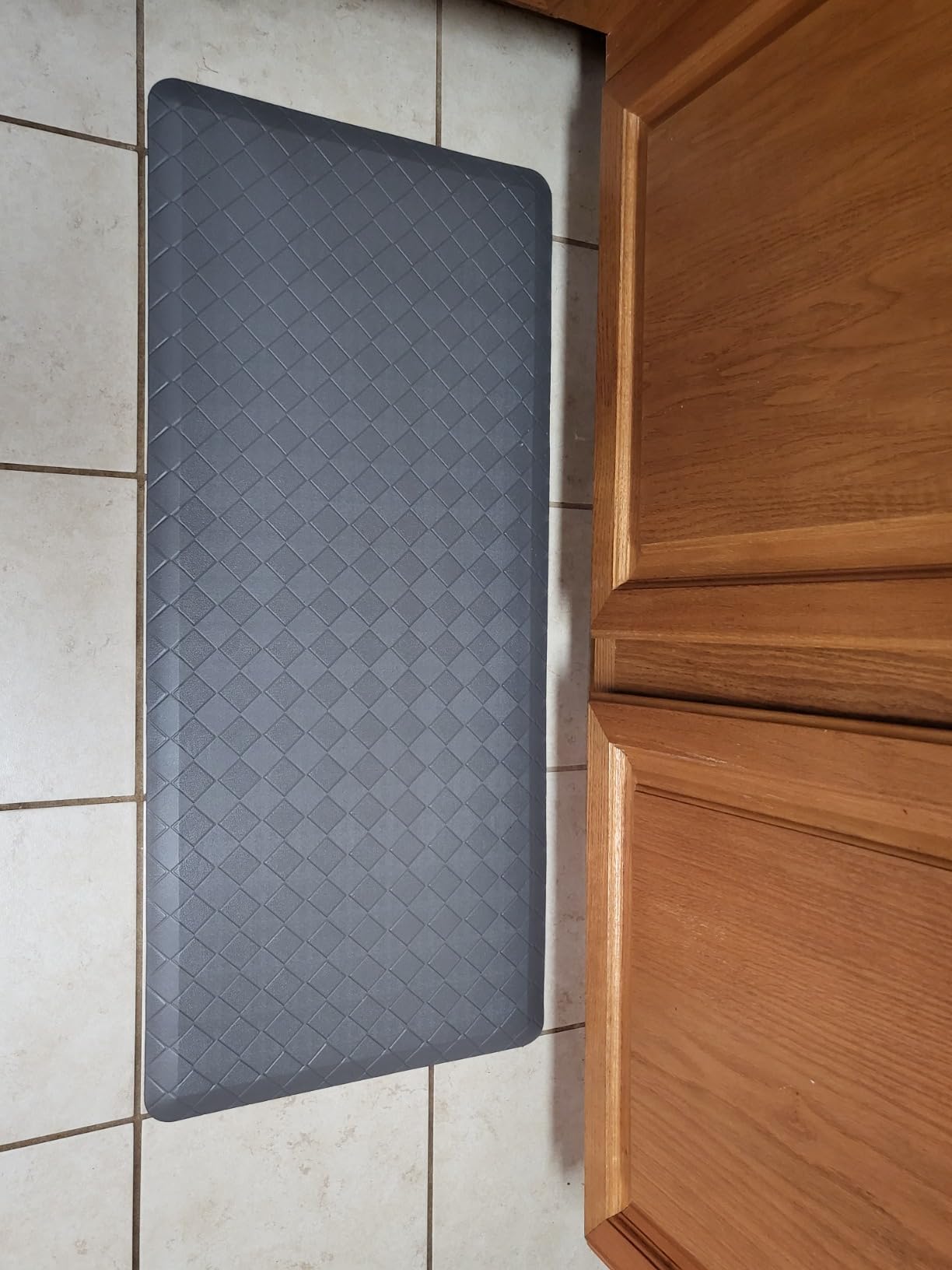 HappyTrends Kitchen Mats for Floor Cushioned Anti-Fatigue Kitchen Rugs | Thick, Soft and Waterproof Non-Slip Mats and Rugs Heavy Duty Ergonomic Comfort Rug for Floor, Office, Sink, Laundry customer photo 2