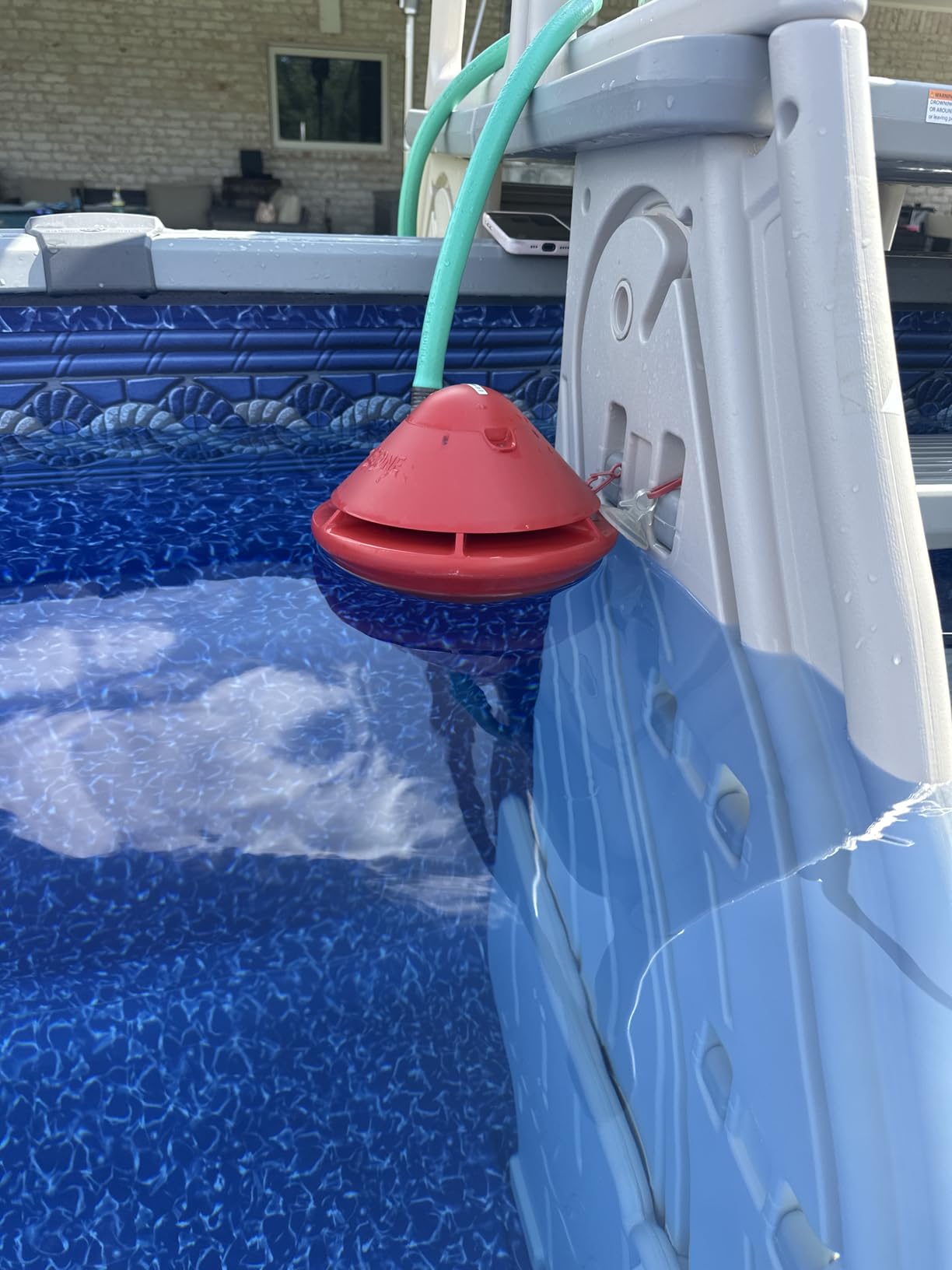BCONE Pool Alarm by Lifebuoy | ASTM F2208 Certified | Floating Safety Device with App Alerts + Alexa Voice Control | 2.4GHz Wi-Fi | for Inground & Above-Ground Pools customer photo 1