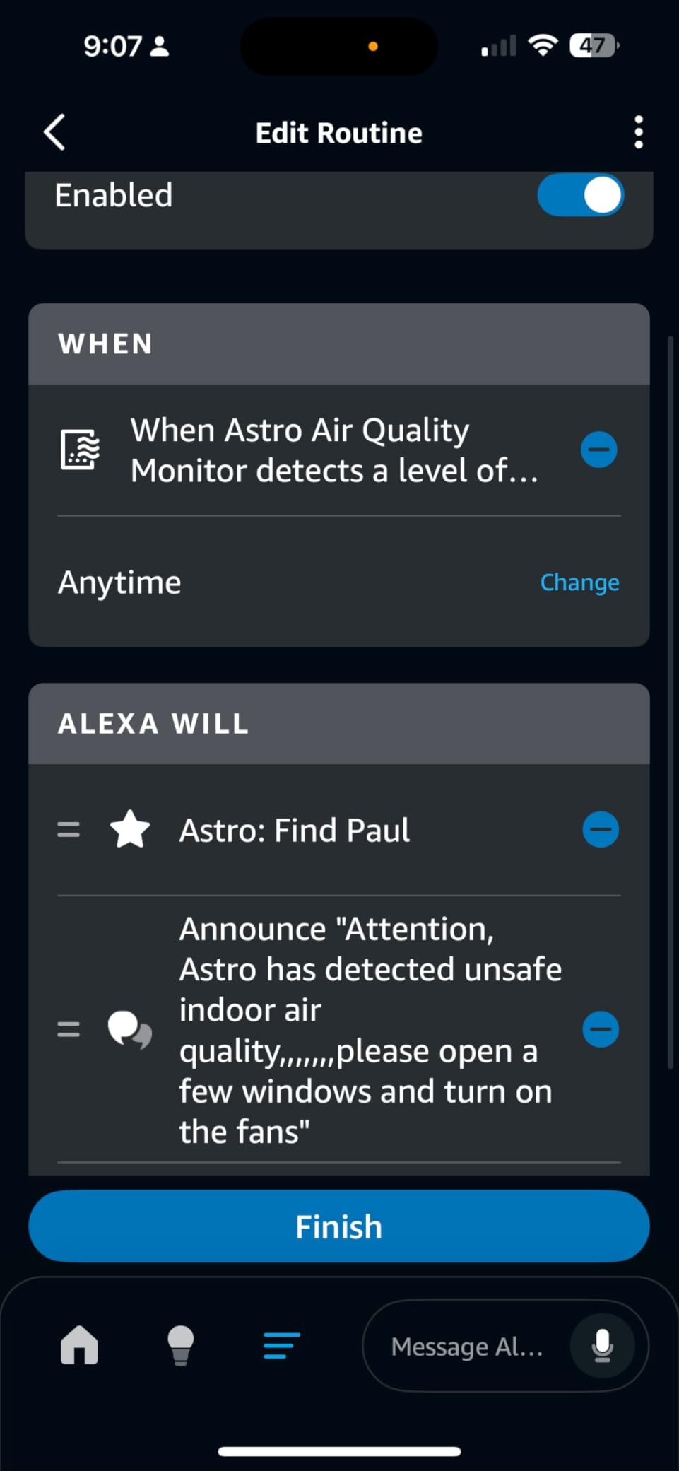 Amazon Smart Air Quality Monitor - Know your air, Works with Alexa customer photo 2