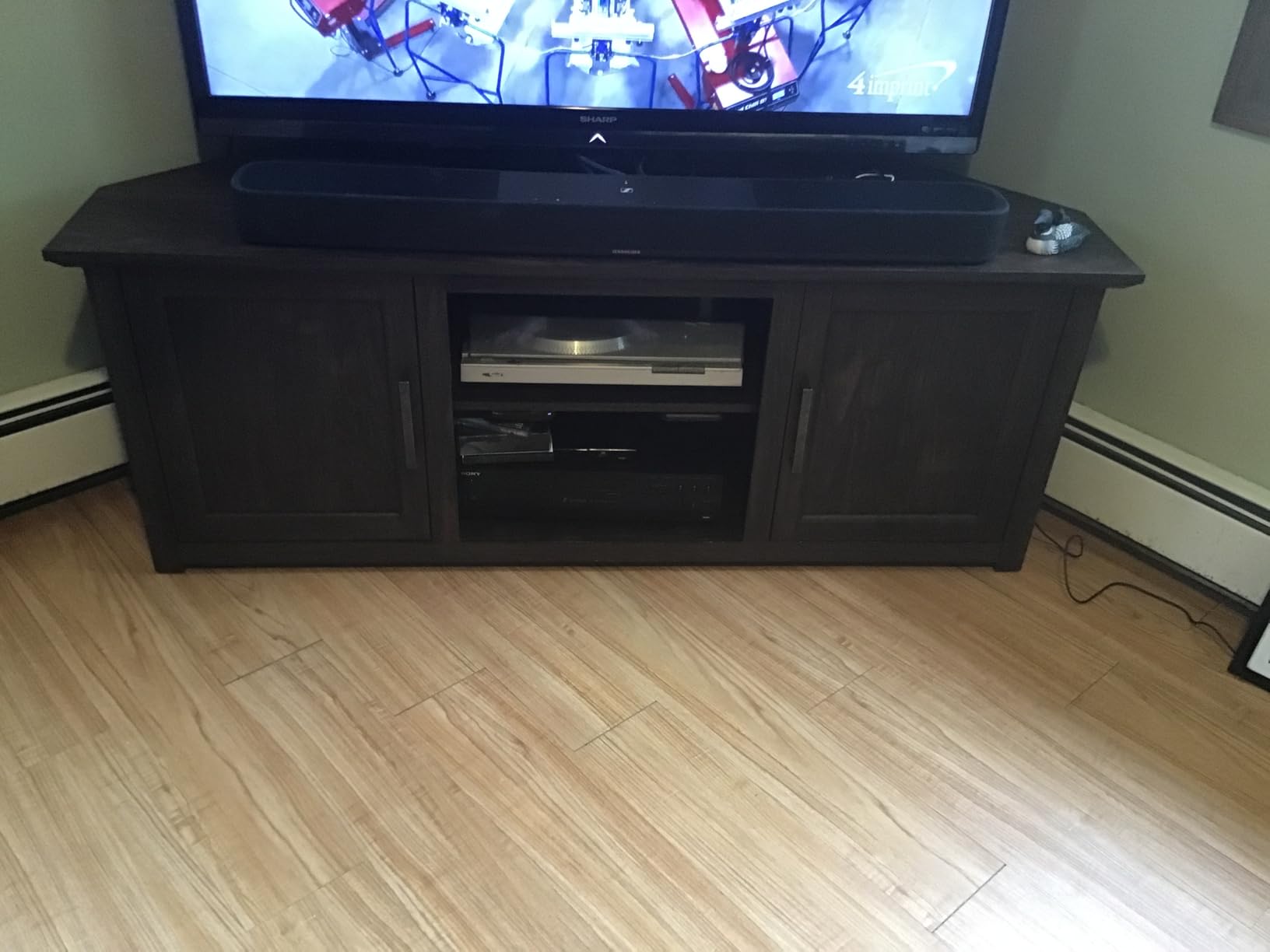 Crosley Furniture Camden Corner TV Stand, TVs up to 65
