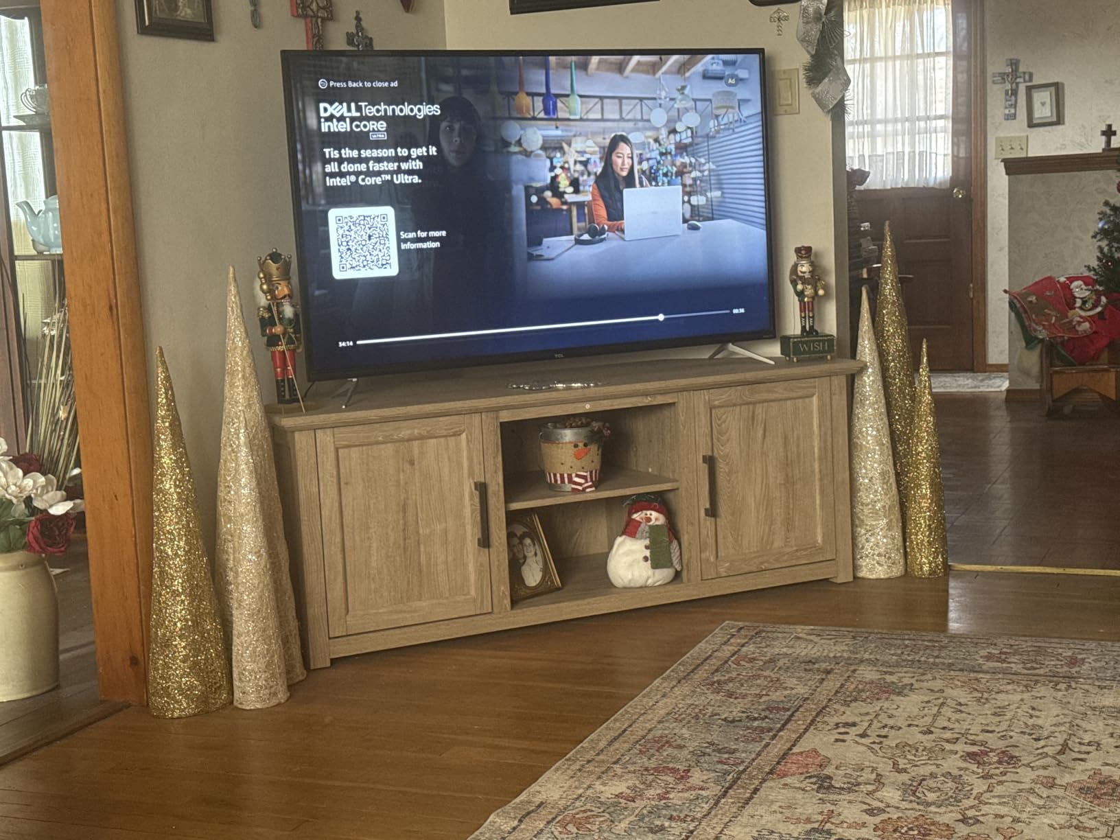 Crosley Furniture Camden Corner TV Stand, TVs up to 65