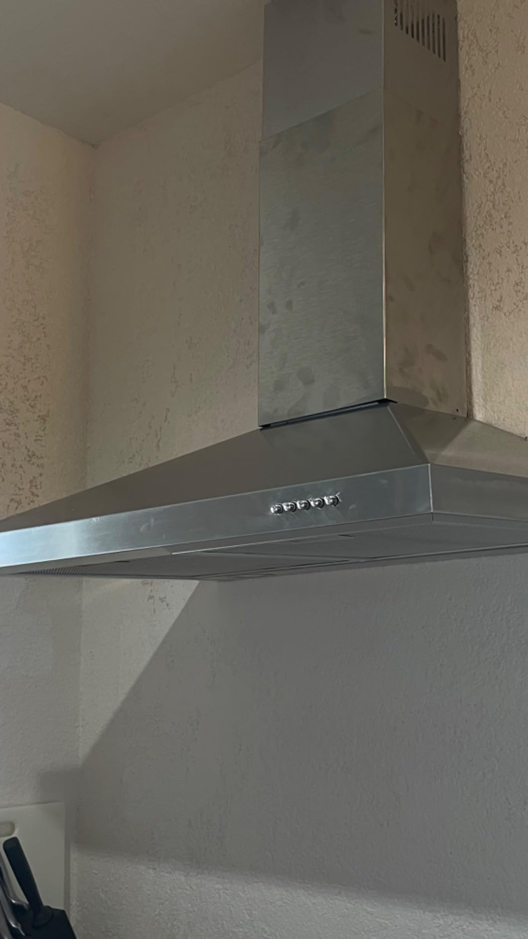 Hermitlux 30 Inch Wall Mount Range Hood, Stainless Steel Kitchen Vent Hoods | Ducted/Ductless Convertible, Charcoal Filter Included, Efficient Kitchen Smoke Ventilation customer photo 2