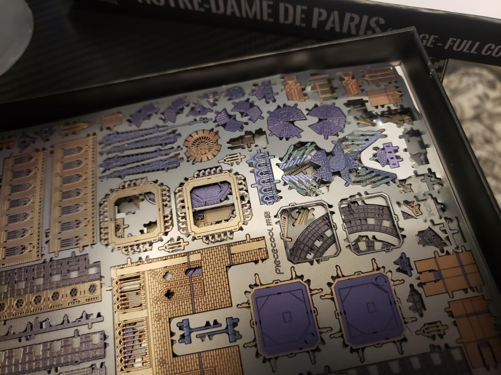 Piececool 3D Metal Puzzles for Adults and Teens, Notre Dame De Paris Church Metal Model Kit, Challenge French Cathedral Brain Teaser Architecture Building Blocks Puzzle, 382 Pcs customer photo 2