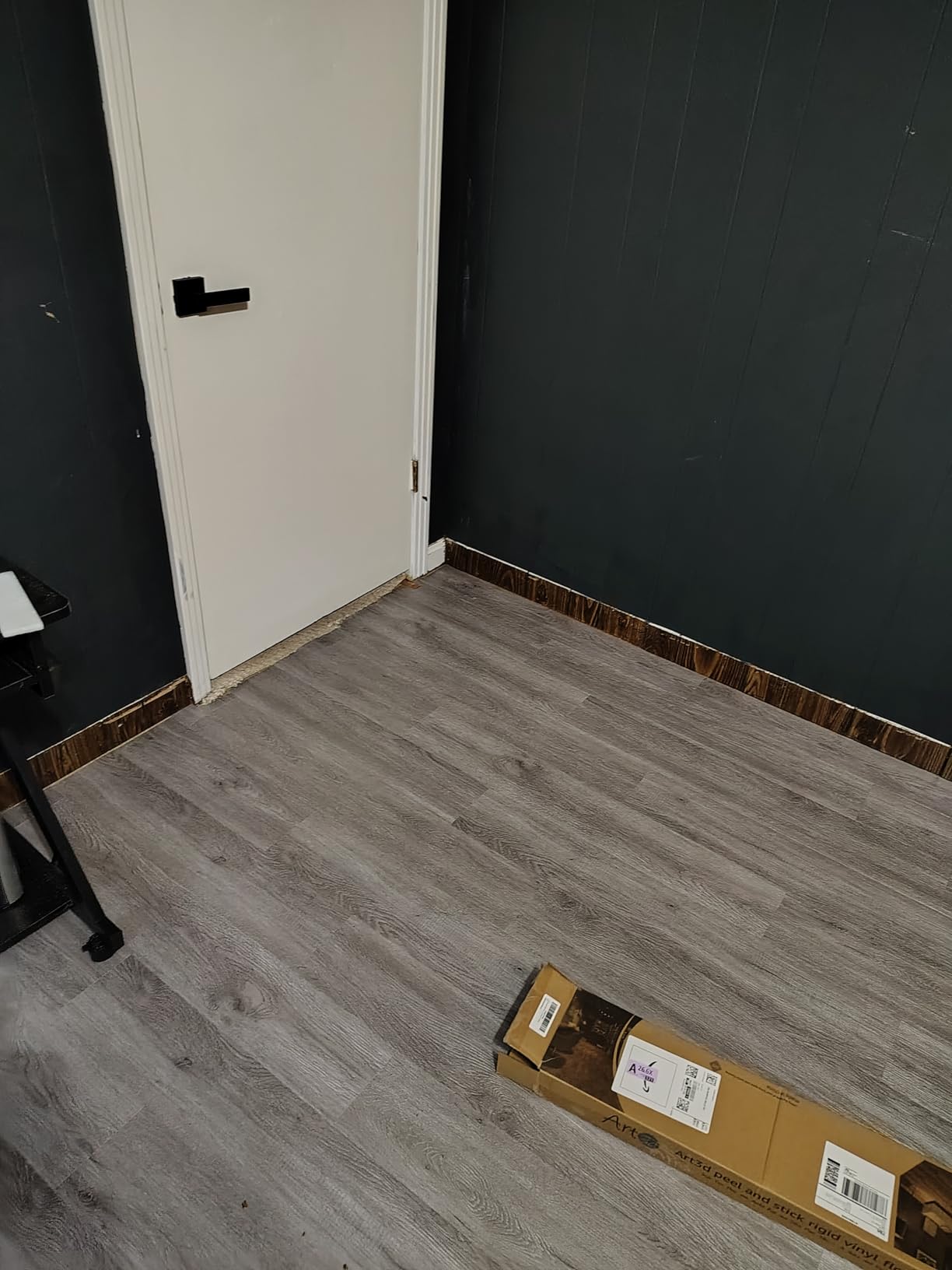 Art3d Peel and Stick Floor Tile Vinyl Wood Plank Samples Set of 8, Rigid Surface Hard Core Easy DIY Self-Adhesive Flooring customer photo 1