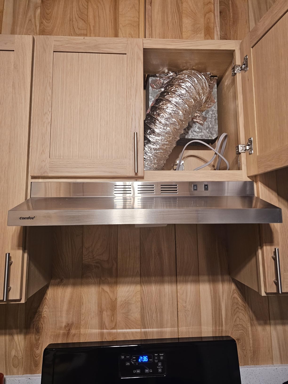 COMFEE' Range Hood 30 Inch Under Cabinet 200 CFM Ducted/Ductless customer photo 1