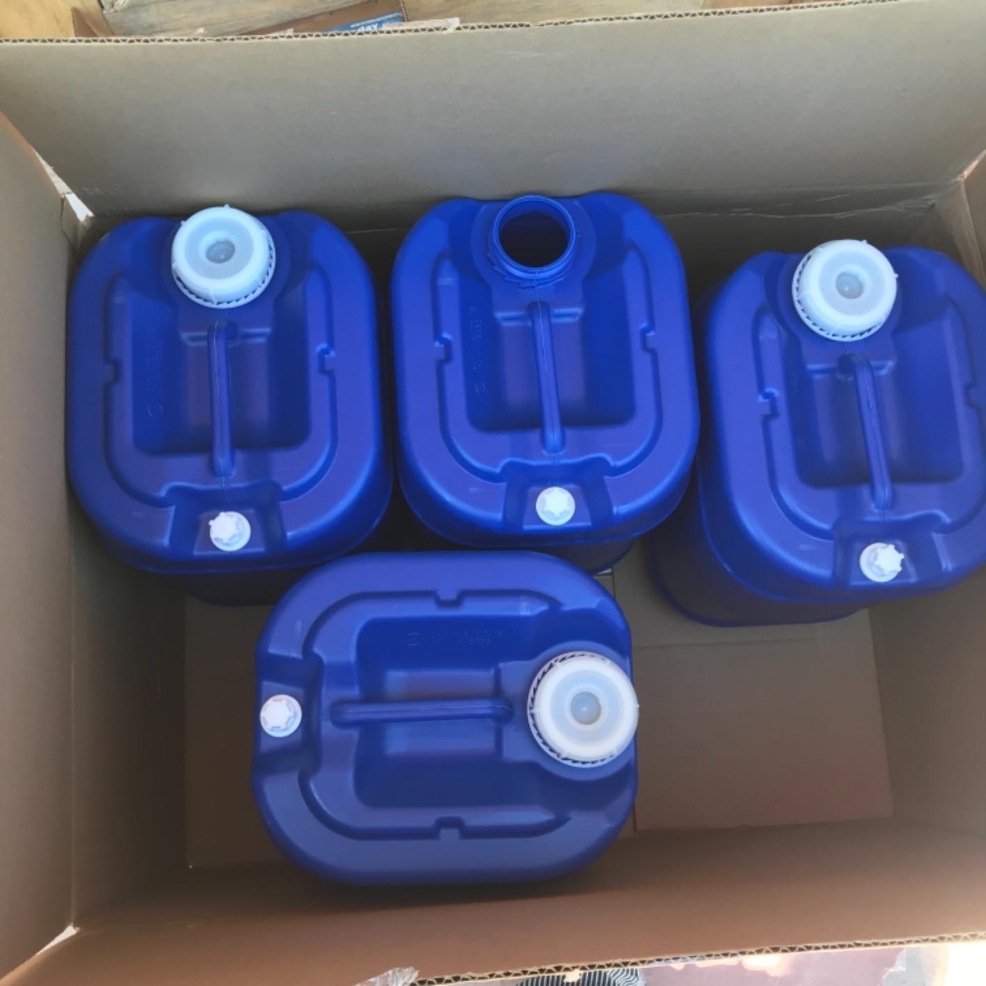 5-Gallon Stackable Water Storage Containers, Emergency Water Storage for Camping and Disaster Preparedness, 20 Gallons customer photo 2