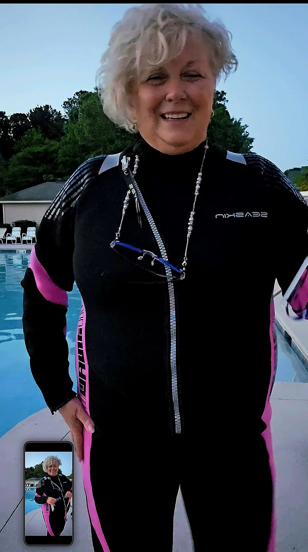 Seaskin Wetsuits for Men Women 3mm Front Zip Full Wetsuit customer photo 2