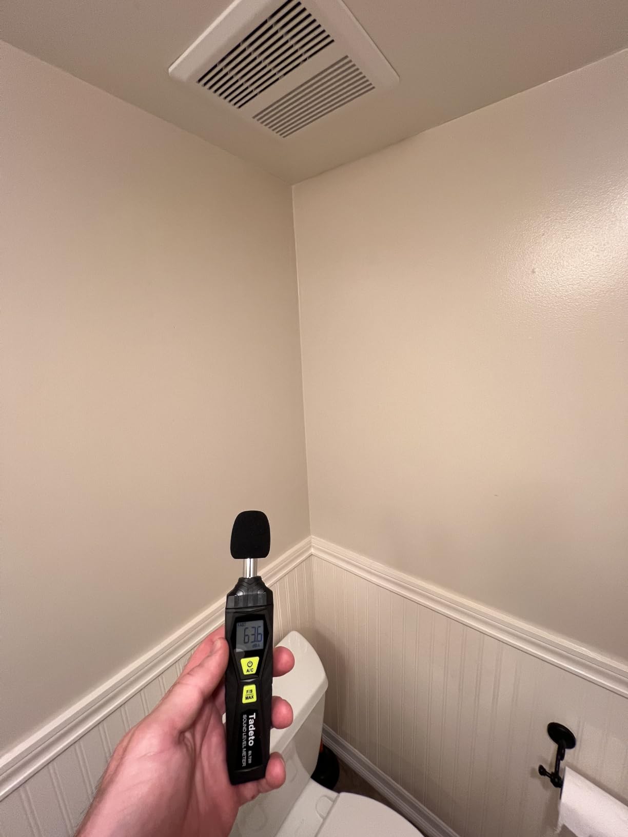 KAZE APPLIANCE SNP100 Bathroom Ventilation Exhaust Extractor Fan, 100 CFM, 0.8 Sone, Energy Star Certified, No Attic Access Required customer photo 2