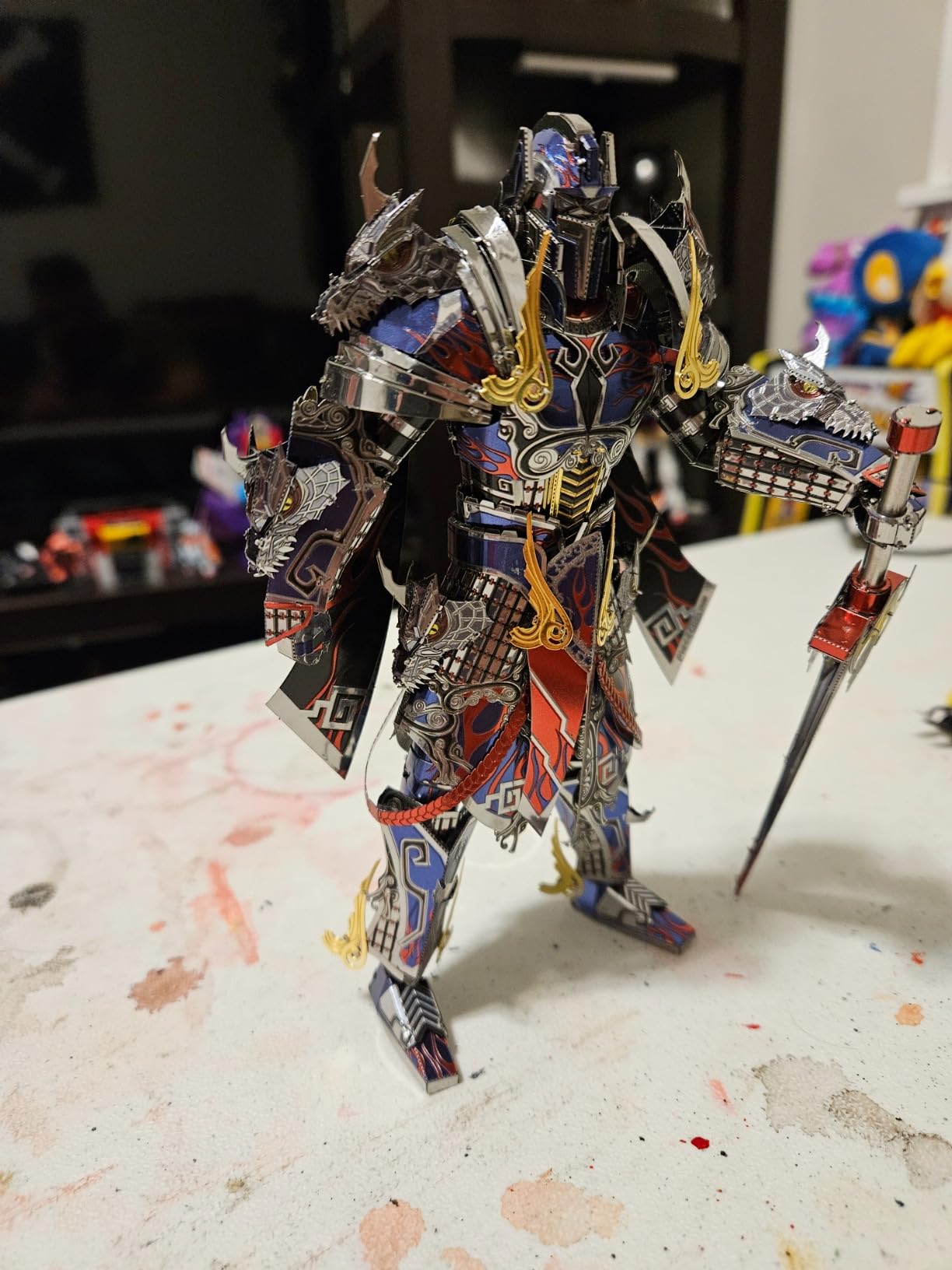 Piececool 3D Metal Puzzles Mecha Model Kits-The Titan Figure Model Building Blocks Kits for Adults, DIY Brain Teaser 3D Puzzle for Men Teen Students Hobbies Fidget Gifts -157 Pcs customer photo 2