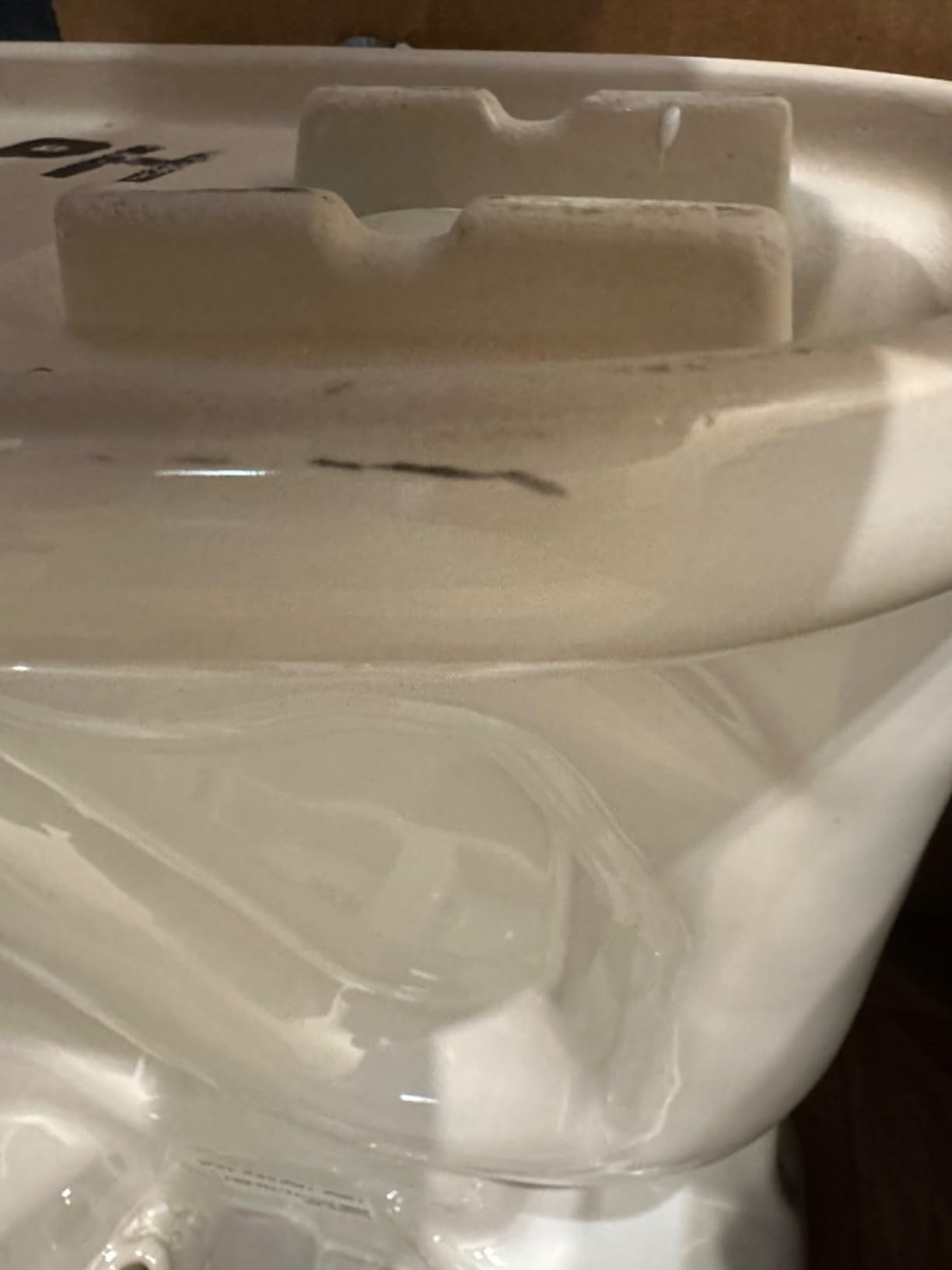 TOTO Drake Two-Piece Elongated 1.28 GPF TORNADO FLUSH Toilet with CEFIONTECT, Cotton White - CST776CEG#01 customer photo 1
