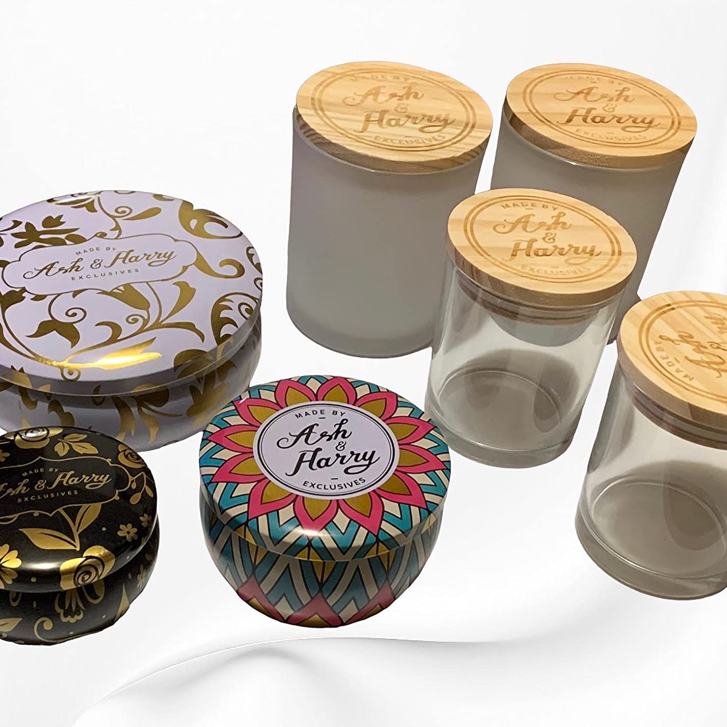 ASH & HARRY Premium Soy Candle Making Kit for Adults, Complete Gift Set with 10 Premium Tins & Jars, DIY Starter Candle Making Supplies, Perfect Home Decorations Holiday Gift Which Makes 10 Candles customer photo 1