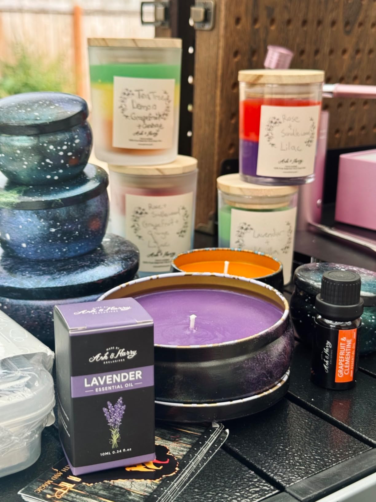 ASH & HARRY Premium Soy Candle Making Kit for Adults, Complete Gift Set with 10 Premium Tins & Jars, DIY Starter Candle Making Supplies, Perfect Home Decorations Holiday Gift Which Makes 10 Candles customer photo 2