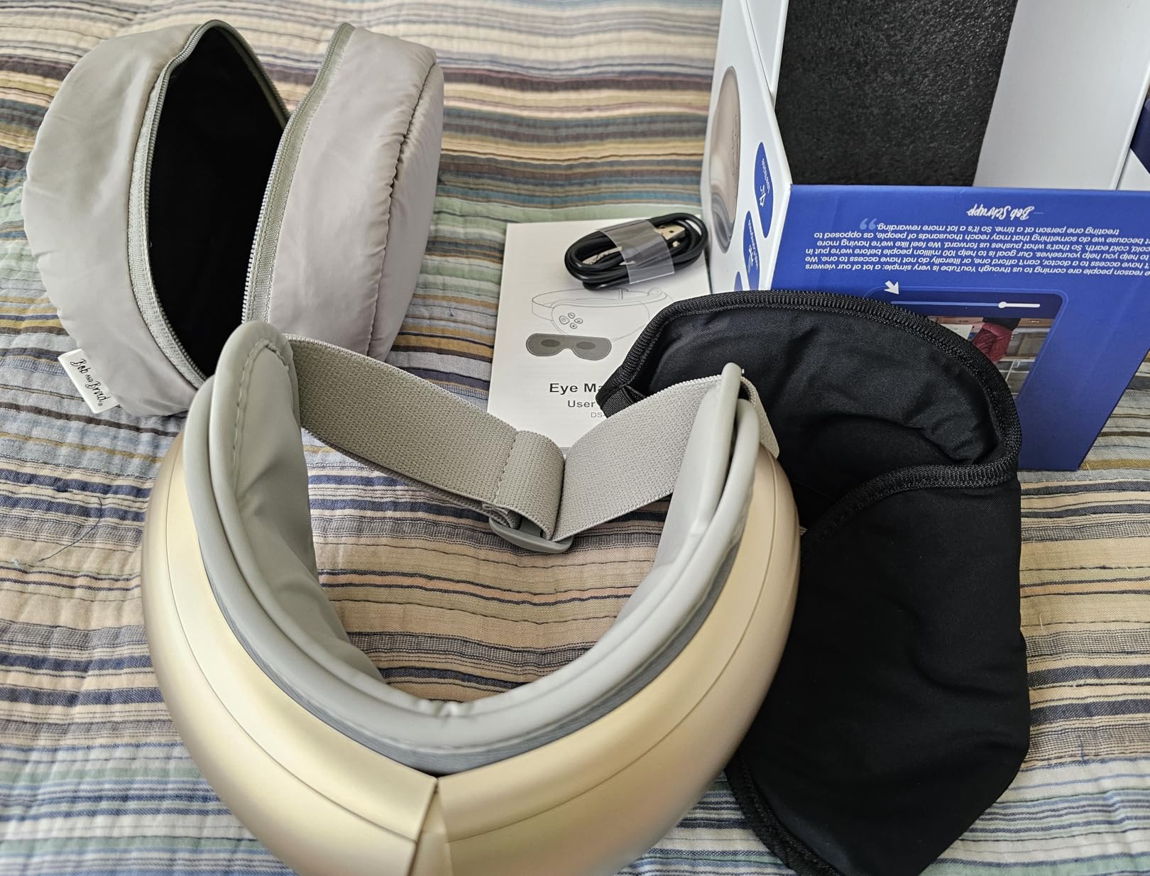 BOB AND BRAD Eye Massager with Heat FSA Eligible HSA, Birthday Gifts for Women Men Mom EyeOasis 2 Heated Eye Mask for Migraines with Music, Smart Migraine Massager for Dry Eyes Relief & Improve Sleep customer photo 1