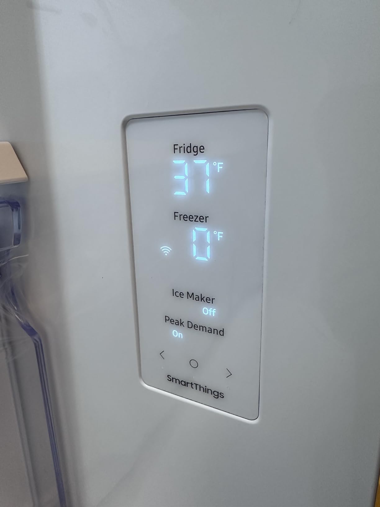Samsung 17.5 cu. ft. Smart Counter Depth 3-Door French Door Refrigerator, Stainless Steel, RF18A5101SR/AA customer photo 1