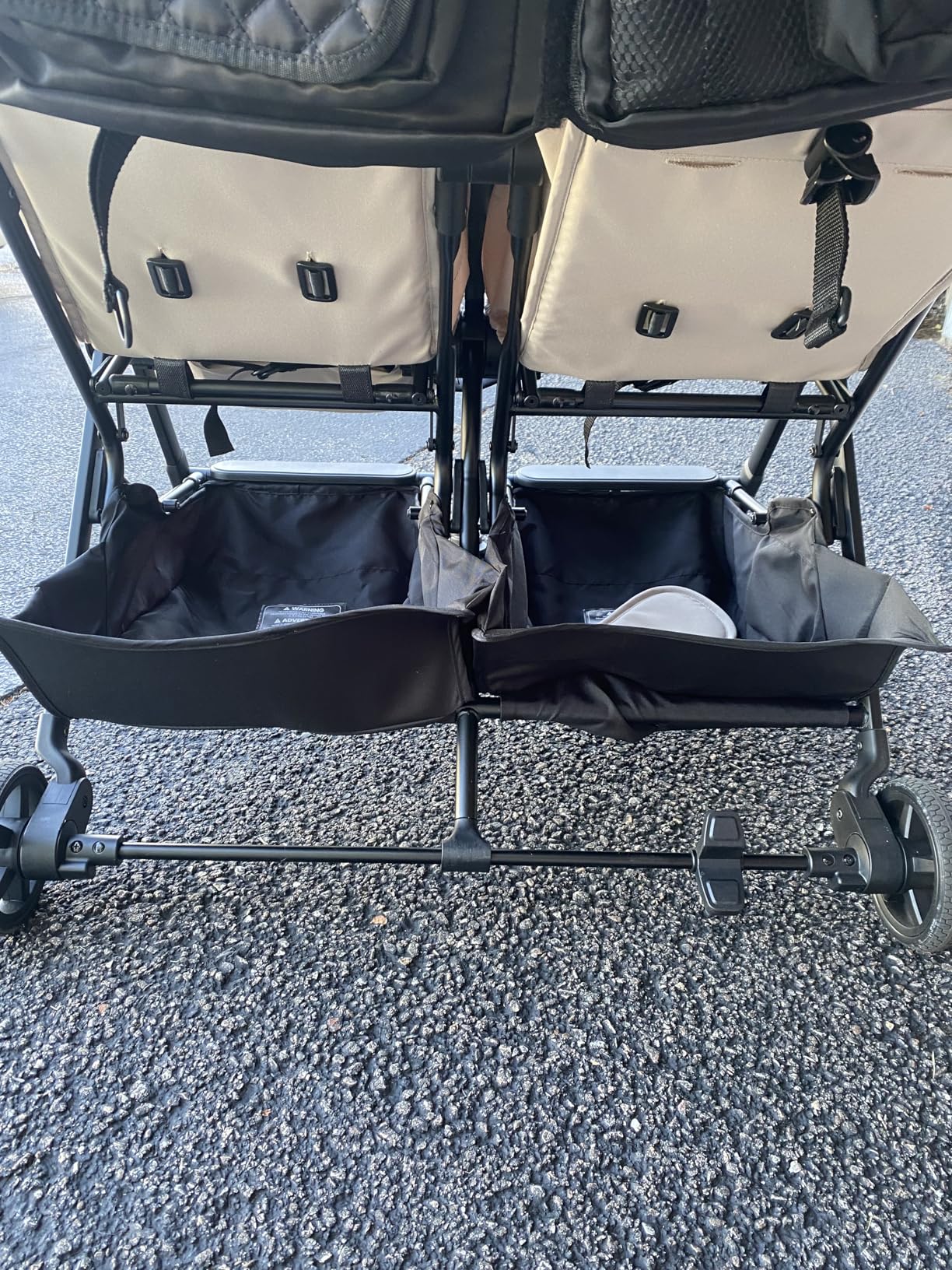 Mompush Lithe Double Stroller, Lightweight Side by Side, Infant & Toddler customer photo 2