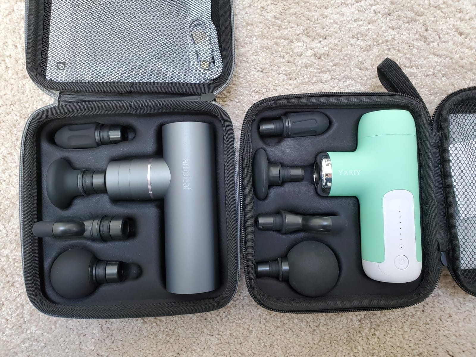 arboleaf Mini Massage Gun Deep Tissue, Portable Percussion Muscle Massager | Small Yet Powerful Full-Metal Design with a Quiet Brushless Motor for Deep Muscle Relief at Home, the Gym, or While Traveling customer photo 1