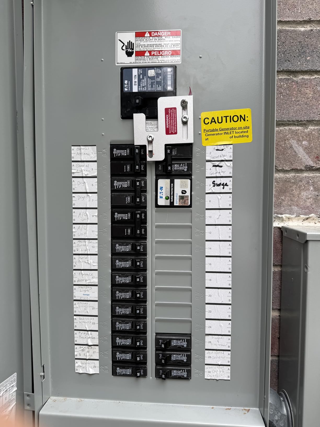 Generator Interlock Kit for Eaton Cutler Hammer BR SERIES 150&200amp Panels | Generator Horizontal Electrical Interlock Kit, 1 1/4-1 7/16 inches Spacing Between Main and Branch Breaker customer photo 1