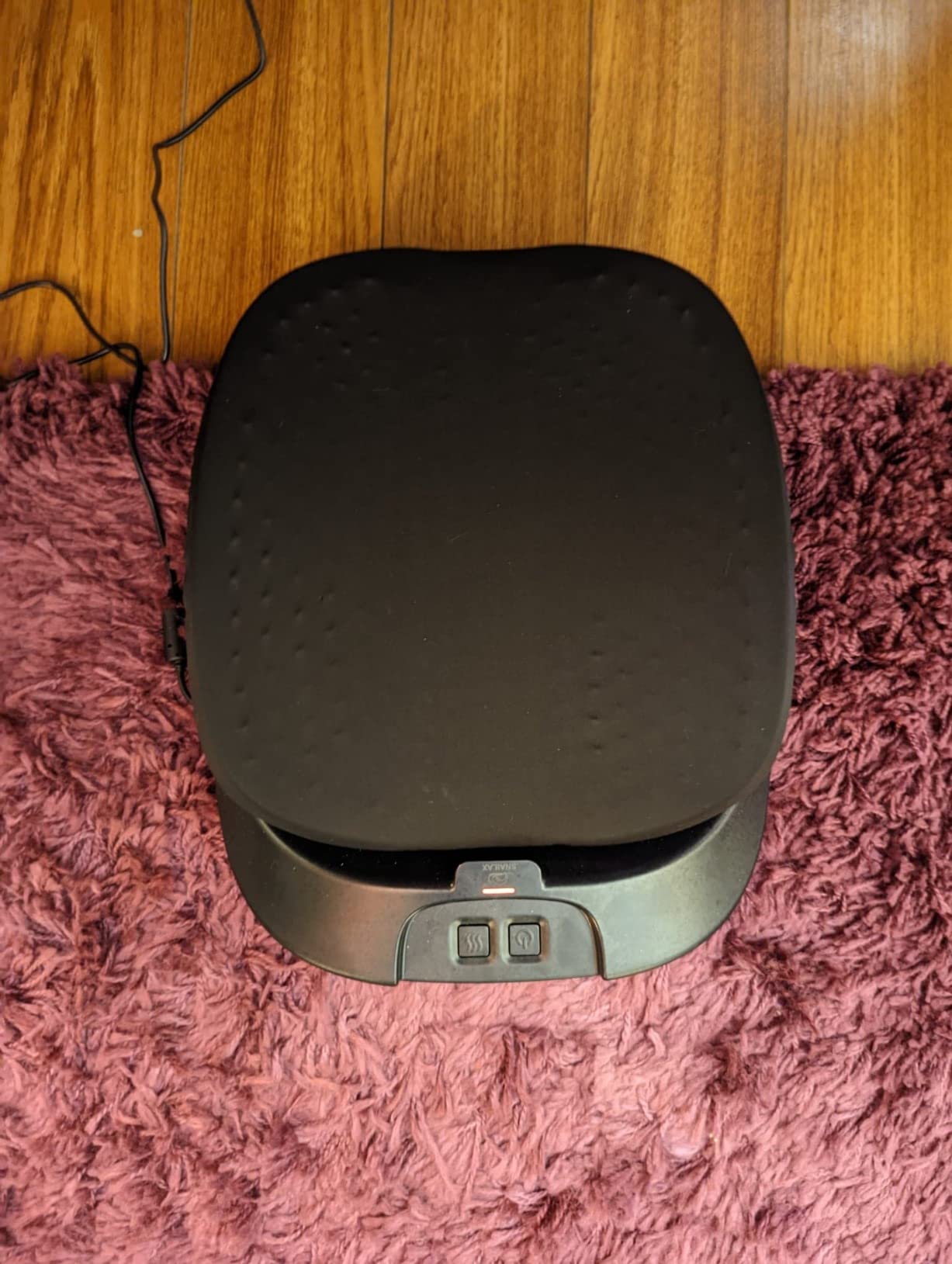 Snailax Vibration Foot Massager with Heat, Remote Control | 3 vibration modes, 3 intensity levels, 2 heat levels, remote & panel control, stand-on use up to 198 lbs, 15-min auto-off customer photo 2