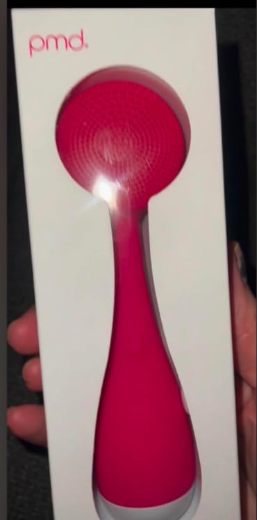 PMD Clean Mini - Smart Facial Cleansing Device with Silicone Brush & Anti-Aging Massager - Waterproof - SonicGlow Vibration Technology - Clear Pores and Blackheads - Lift, Firm, and Tone Skin customer photo 1