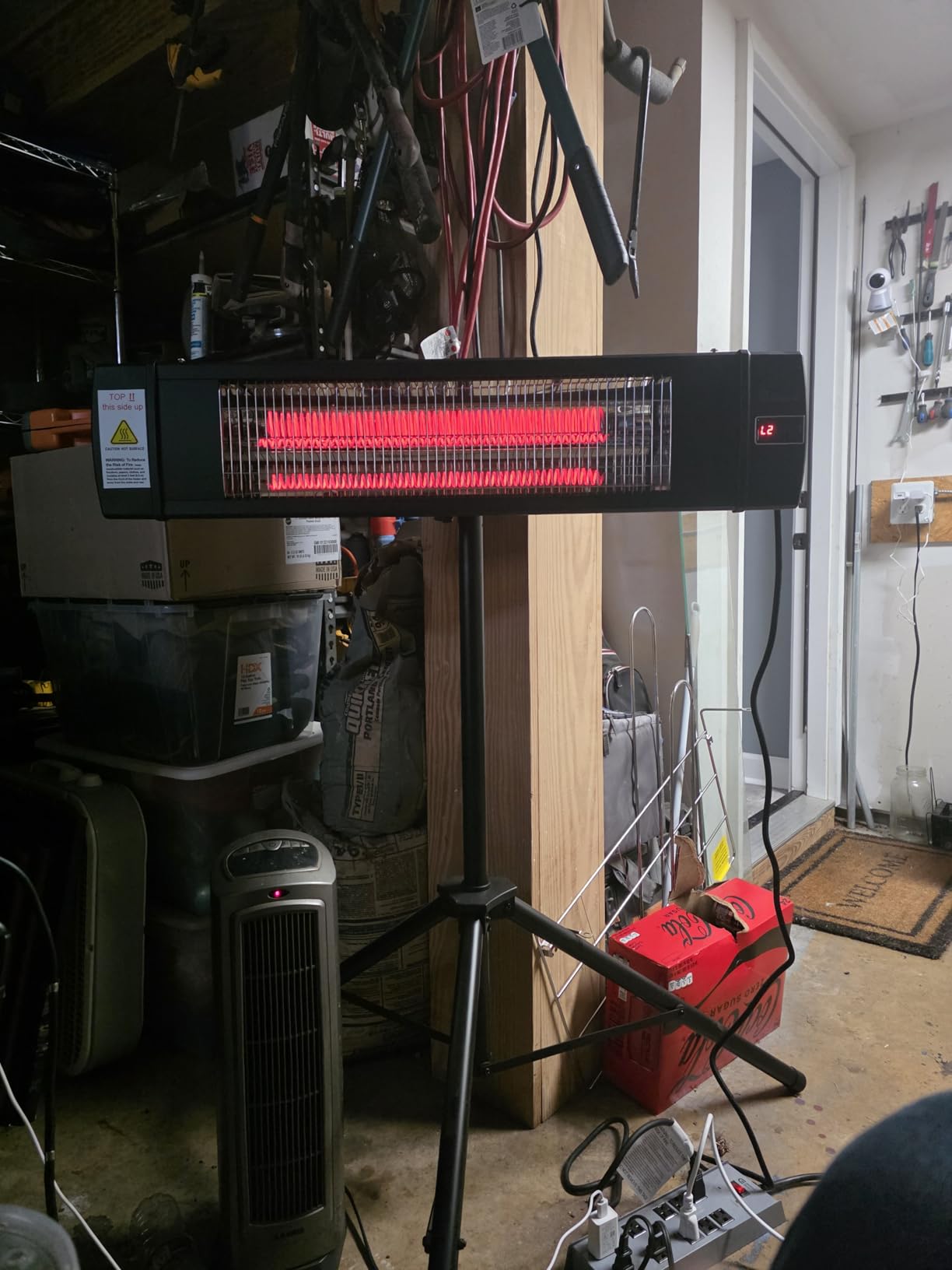 DR. INFRARED HEATER DR-239 3000W Indoor & Outdoor Infrared Patio Heater, Wall or Ceiling Mount, IP55 Weatherproof, Commercial or Residential, 220V-240V Electric Heater with Remote & Mounting Kit customer photo 1