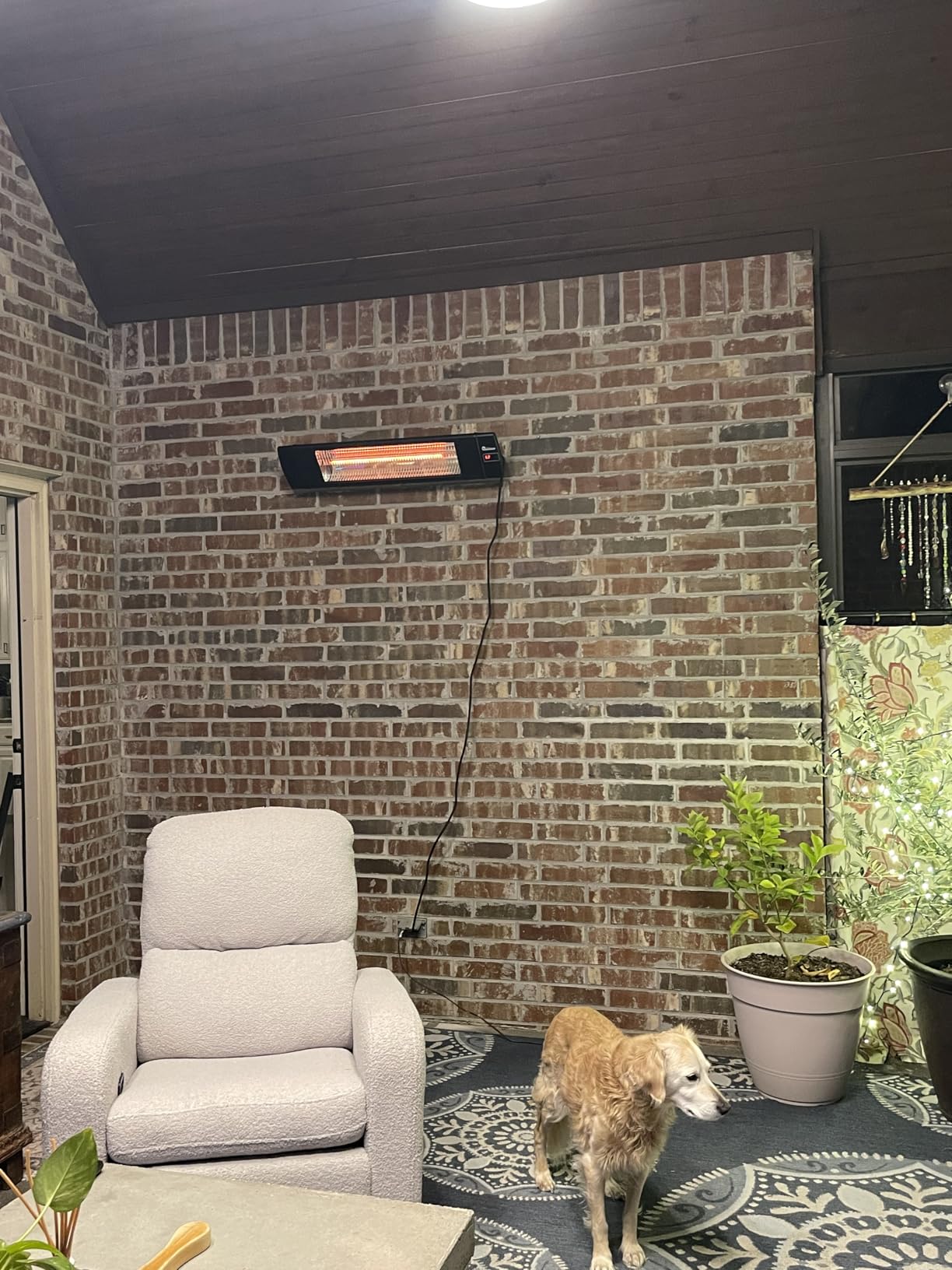 DR. INFRARED HEATER DR-239 3000W Indoor & Outdoor Infrared Patio Heater, Wall or Ceiling Mount, IP55 Weatherproof, Commercial or Residential, 220V-240V Electric Heater with Remote & Mounting Kit customer photo 2