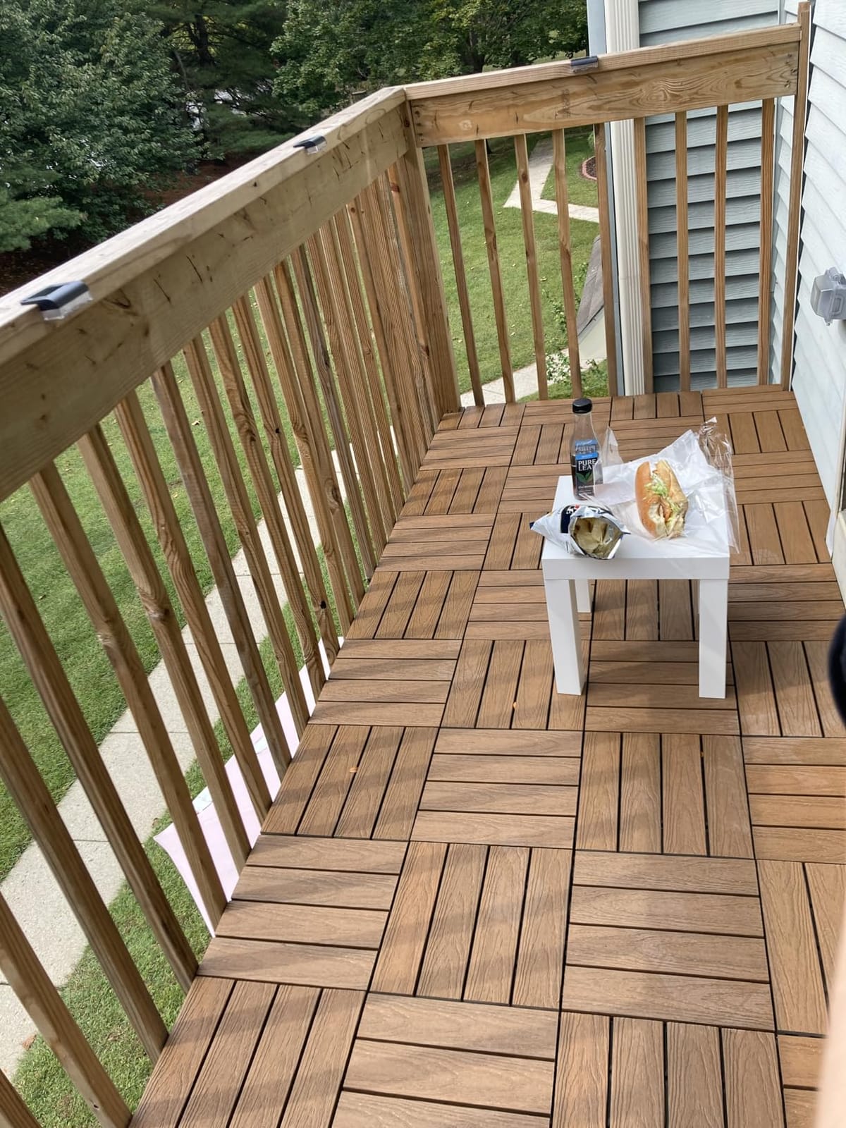 NewTechWood UltraShield Naturale 1 ft. x 1 ft. Composite Deck Tiles (10 pcs) customer photo 1