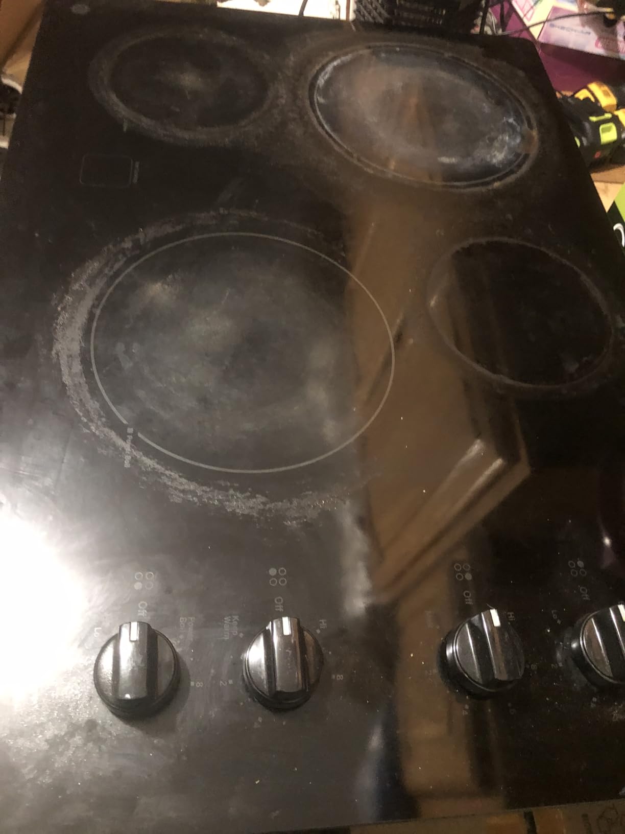 Karinear 30 Inch Electric Cooktop 4 Burners, Knob Control Ceramic Cooktop customer photo 1