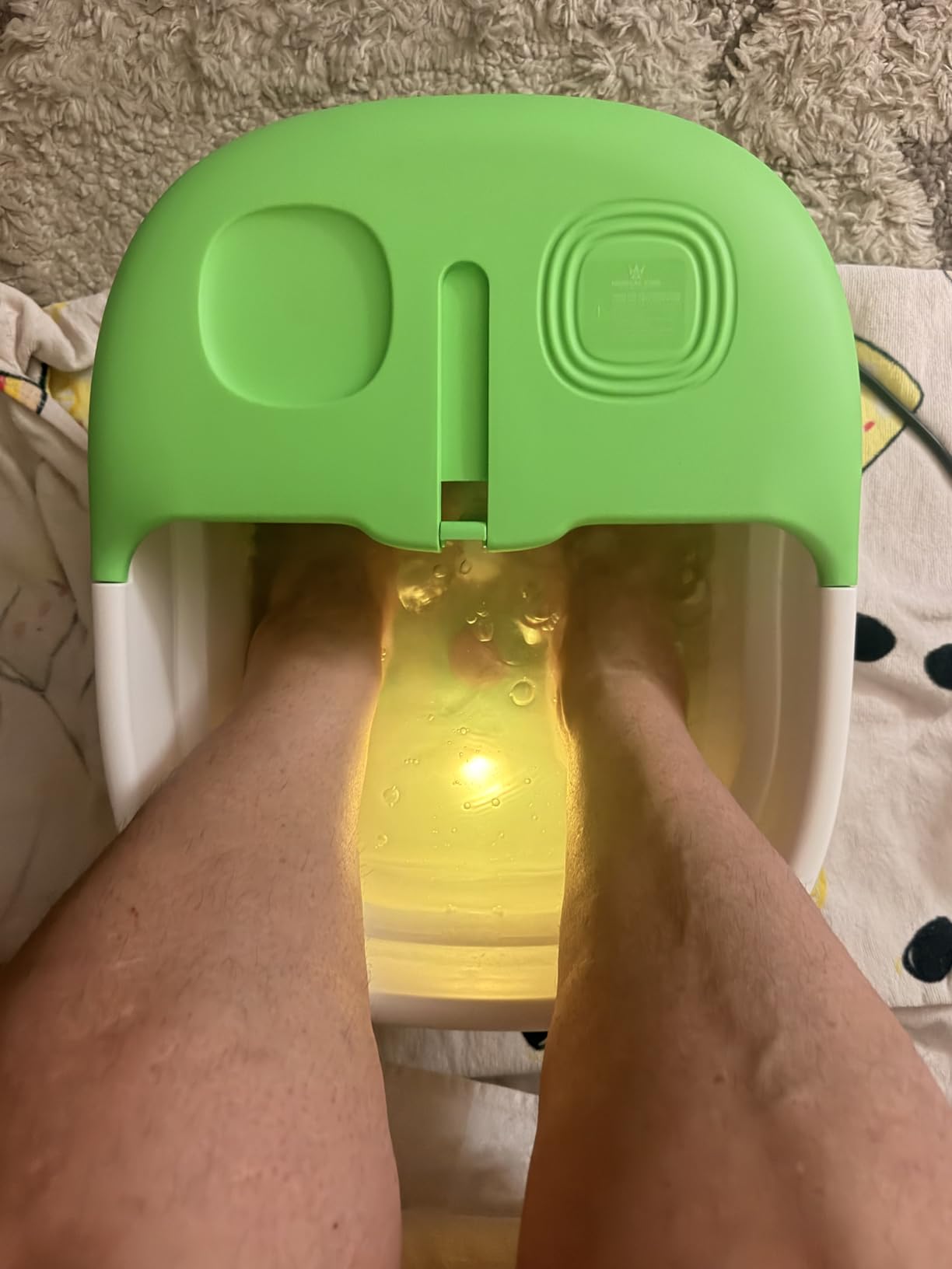 Medical king Foot Spa with Heat and Massage and Jets Includes A Remote Control A Pumice Stone Collapsible Massager with Bubbles and Vibration customer photo 1