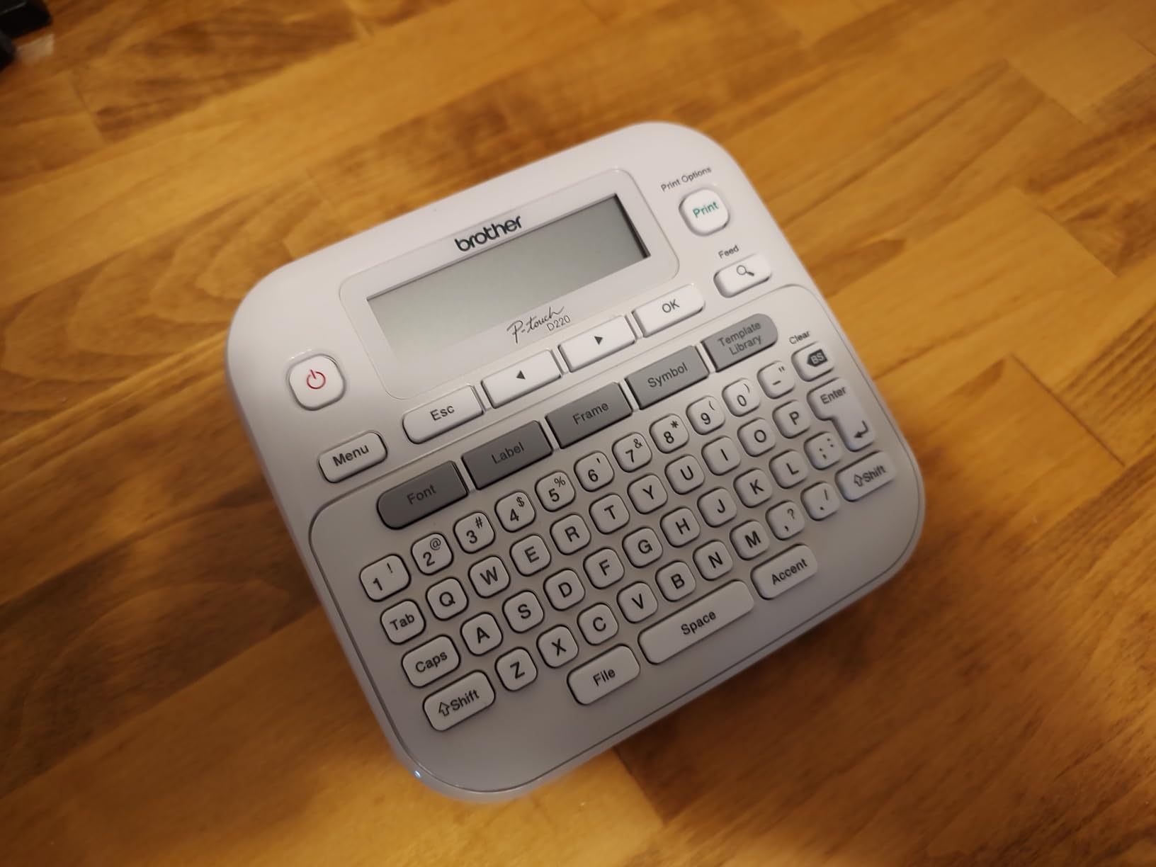 Brother P-Touch PTD220 Home/Office Everyday Label Maker, Prints TZe Label Tapes up to ~1/2 inch White, QWERTY Keyboard, 180 Dpi, 2-Line Print, Saves 30 Labels customer photo 1
