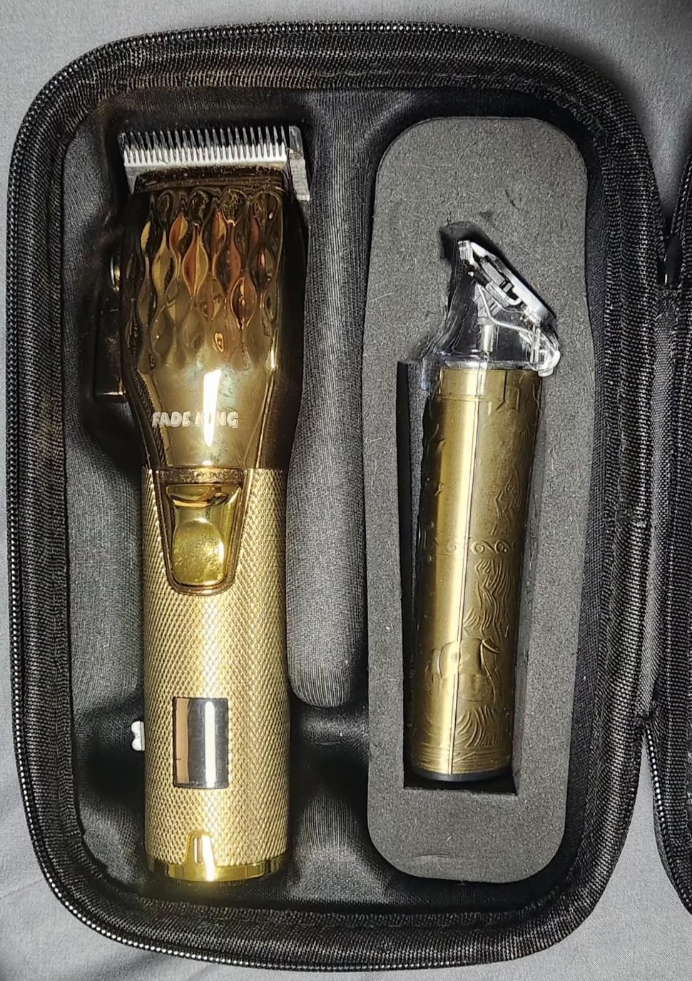 FADEKING Professional Hair Clippers for Men - Cordless Barber Clippers & Beard Trimmer for Men, Fade Clipper and Trimmer Set for Home & Barber Use, Complete Men's Grooming Kit customer photo 1