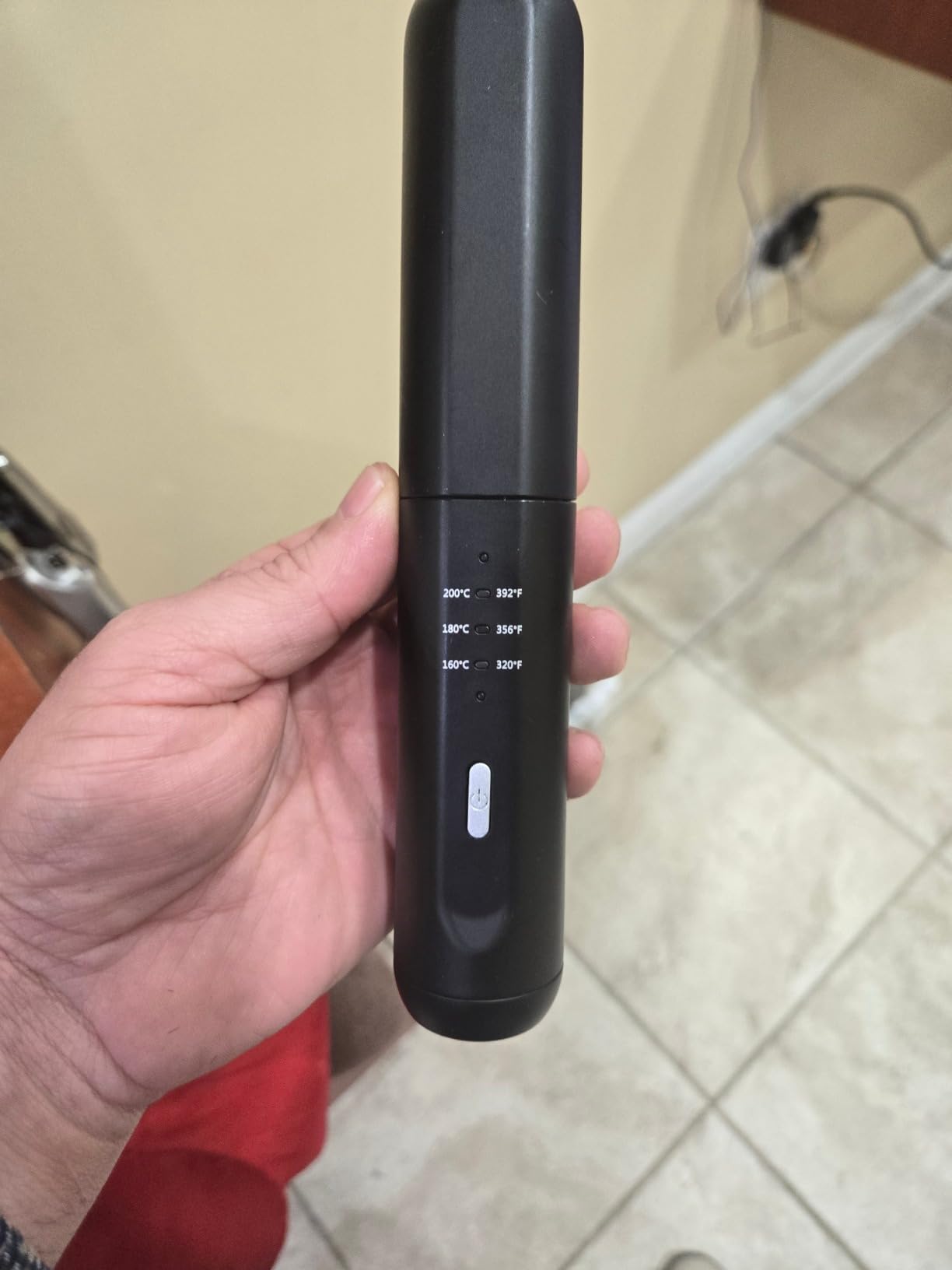 Cordless Beard Straightener for Men, Heated Beard Brush For Travel & Home | Anti-Scald Design, Ionic-Tech, 3 Heat Settings, Rechargeable for Travel, Portable Case customer photo 2
