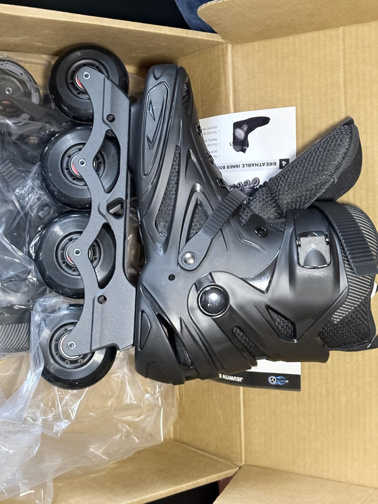 Inline Skates for Women Men, Outdoor Street Blades Roller Adult Male Female, Professional Fitness Roller Skates Blades for Unisex customer photo 2