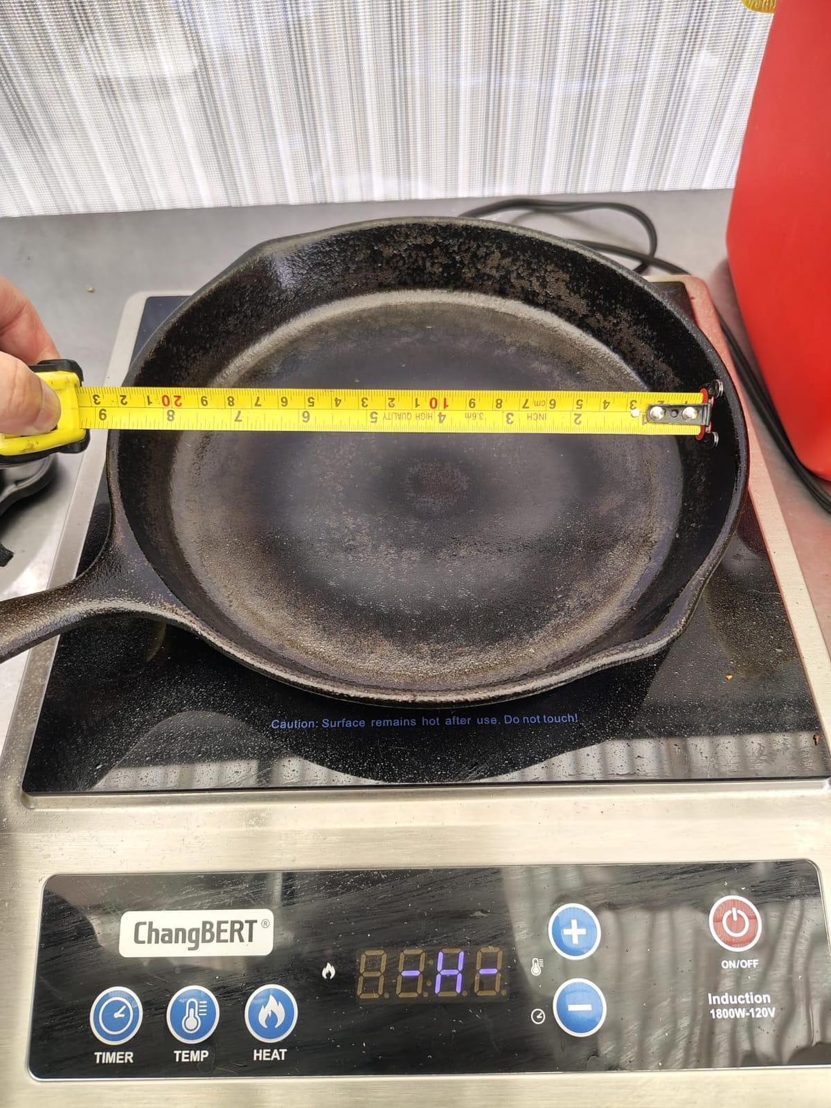 ChangBERT Induction Cooktop, Commercial Grade Portable Cooker, Large 8
