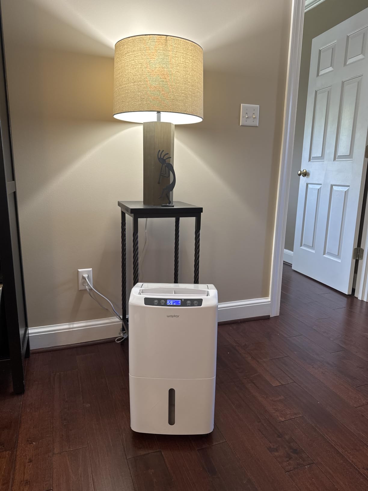 Waykar 150 Pint 7000 Sq.Ft Dehumidifier for Basement with Drain Hose & Tank, 90 deg Auto Swing, 30%-80% Humidity Control, Whole-House Dehumidification, Auto-defrost customer photo 2