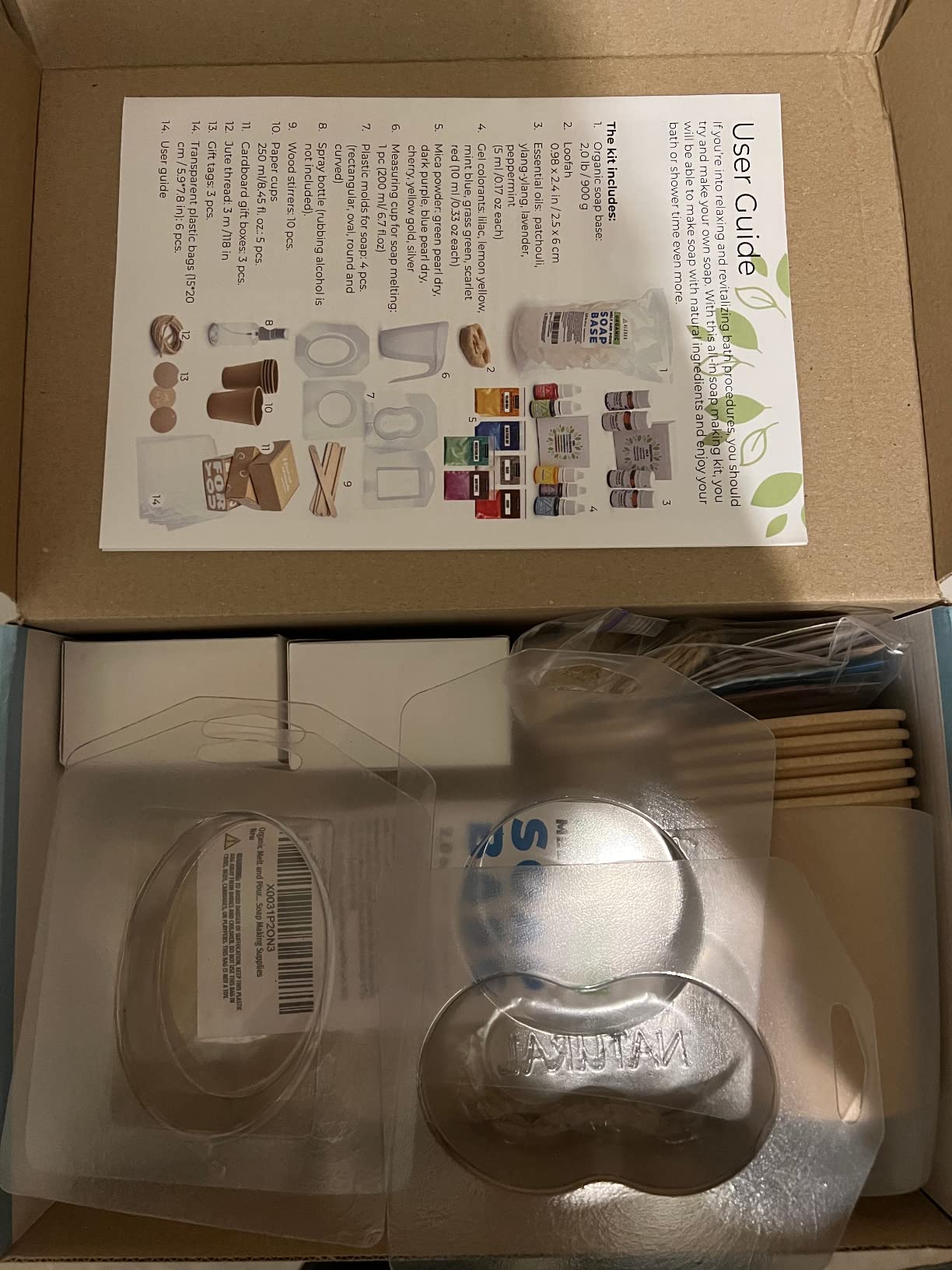 ALEXES Organic Soap Making Kit for Adults - Gift Soap Kit Making for Adults Natural - Make Your Own Soap Kit - Soap Making Supplies - Homemade Soap Maker Kit - Soap Making Molds Set customer photo 1