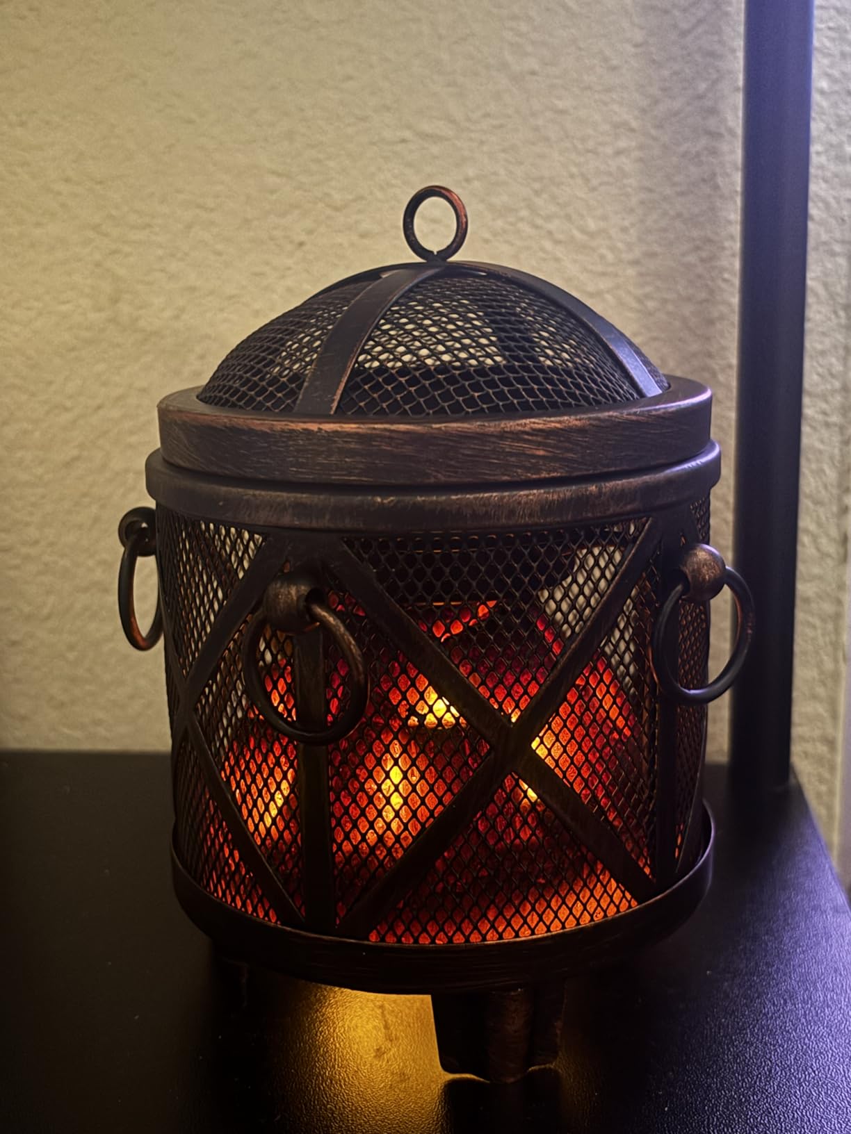 Dicimi Wax Melt Warmer, 4-in-1 Electric Wax Melter, Oil Burner, Fireplace Wax Warmers, for Home Office Bedroom Aromatherapy Present and Decorations (Bronze, Fireplace Stove) customer photo 2