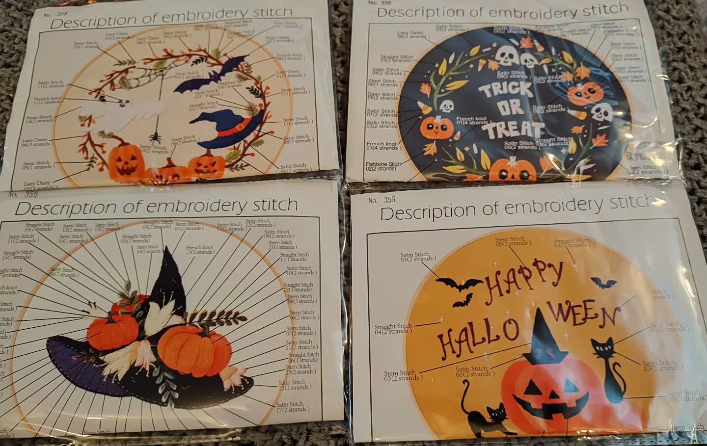 Santune 3 Sets Embroidery Kit, Cross Stitch Kits for Beginners, Needlepoint Kits for Adults with Easy Floral Pattern Hand Crafts, Hoop, Needle, Mothers Day Gifts customer photo 1