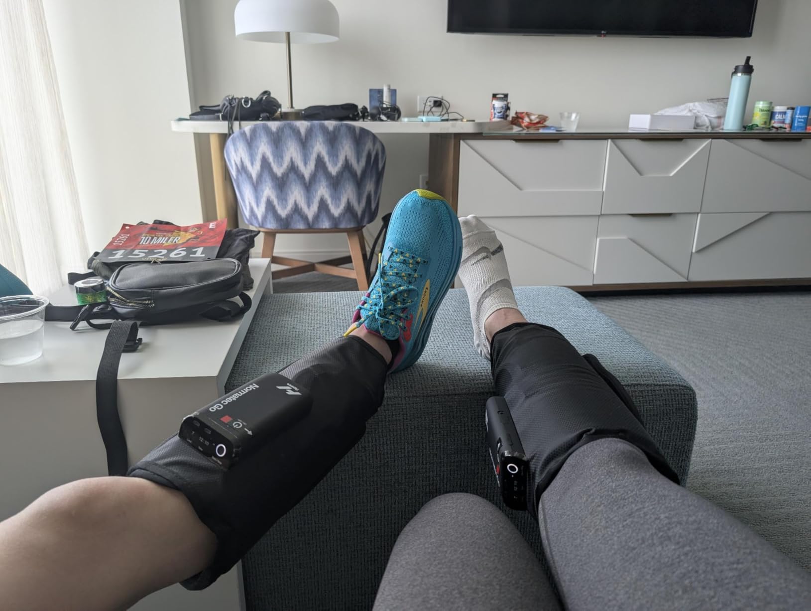 Hyperice Normatec Go Wireless Mobile Dynamic Air Compression Calf Muscles customer photo 1